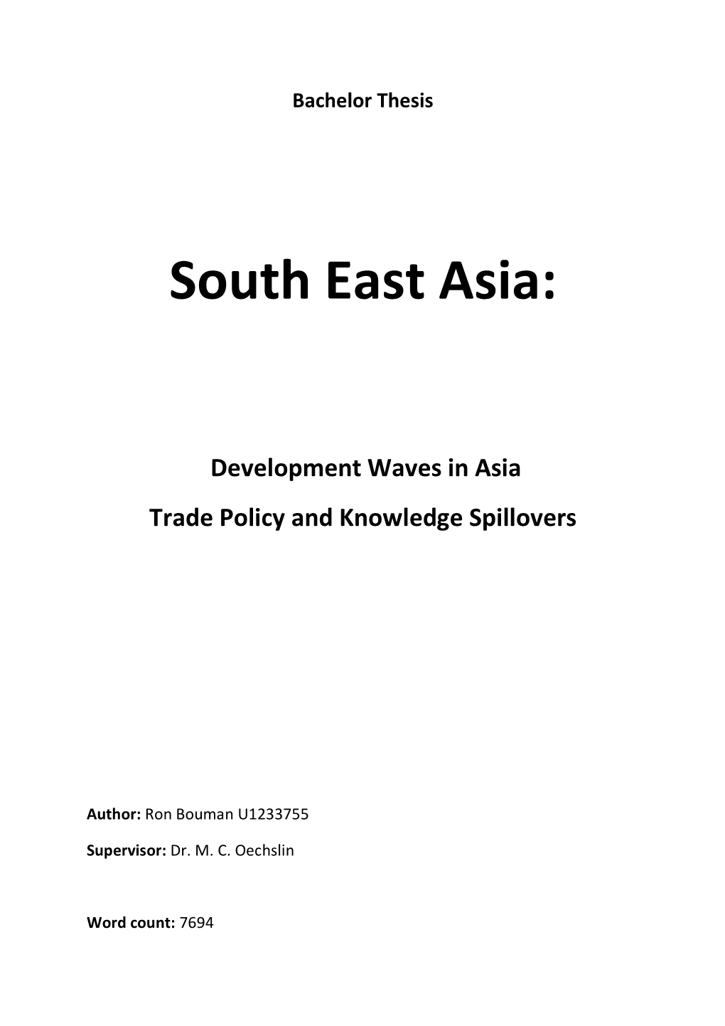 South East Asia