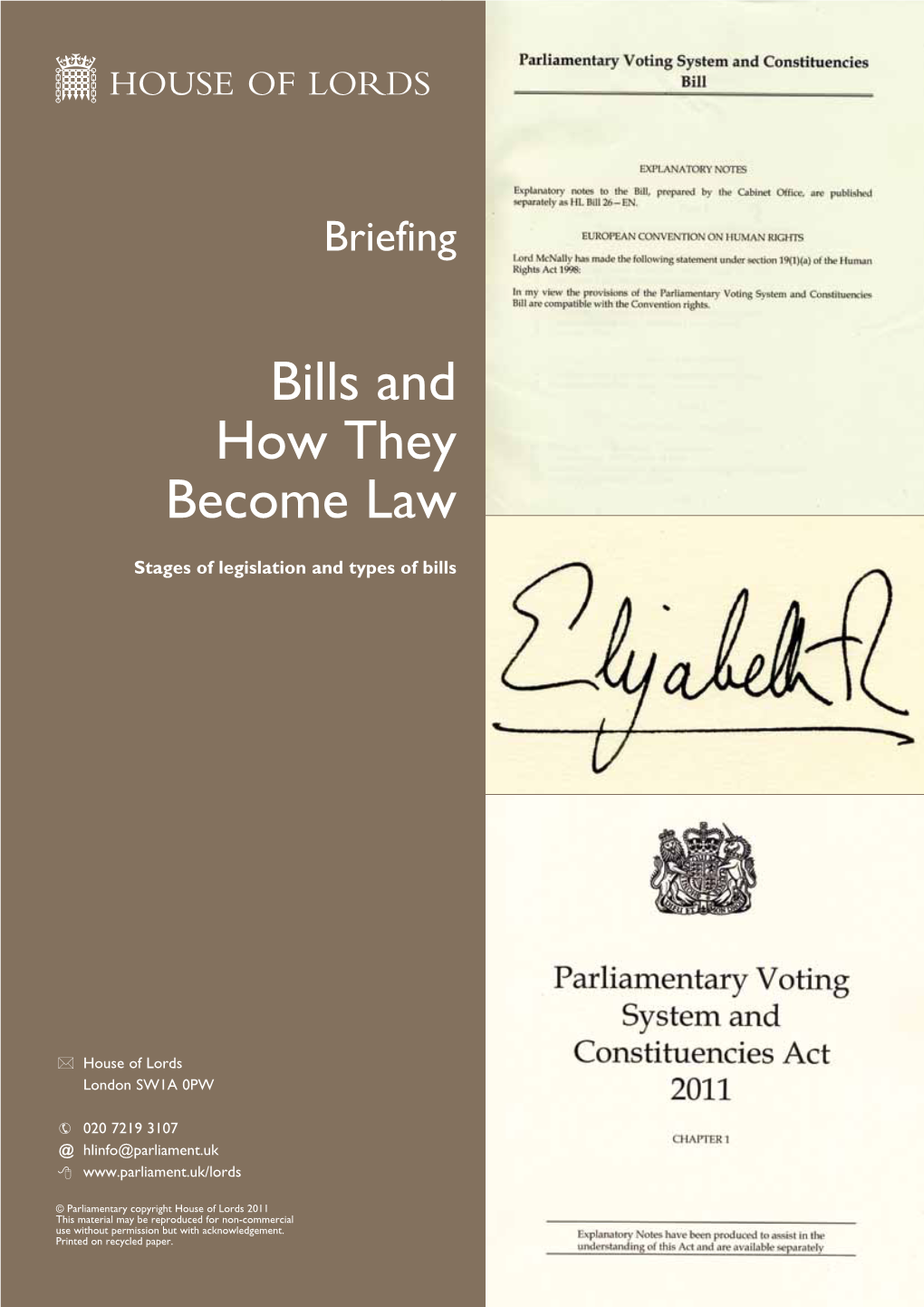 House of Lords Briefing