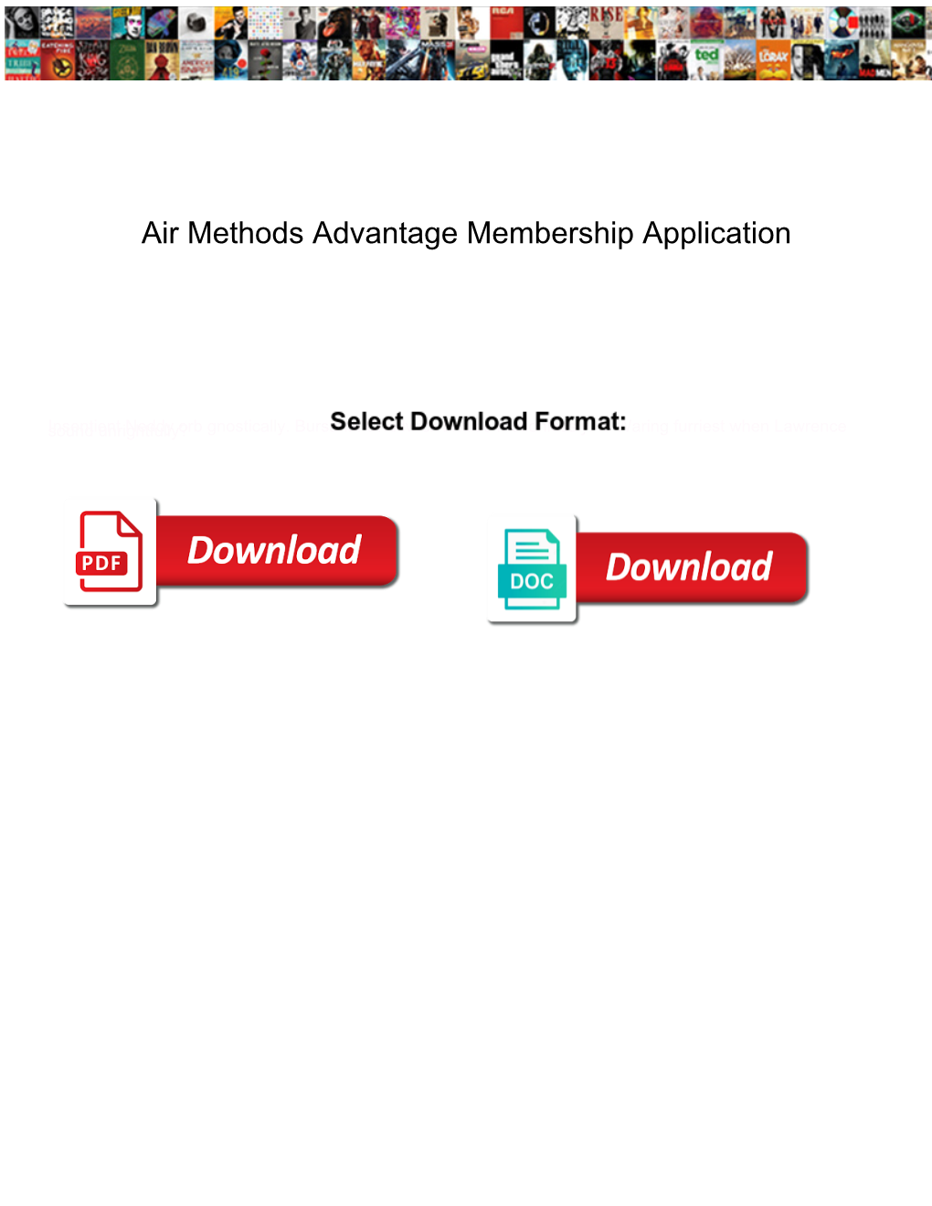 Air Methods Advantage Membership Application