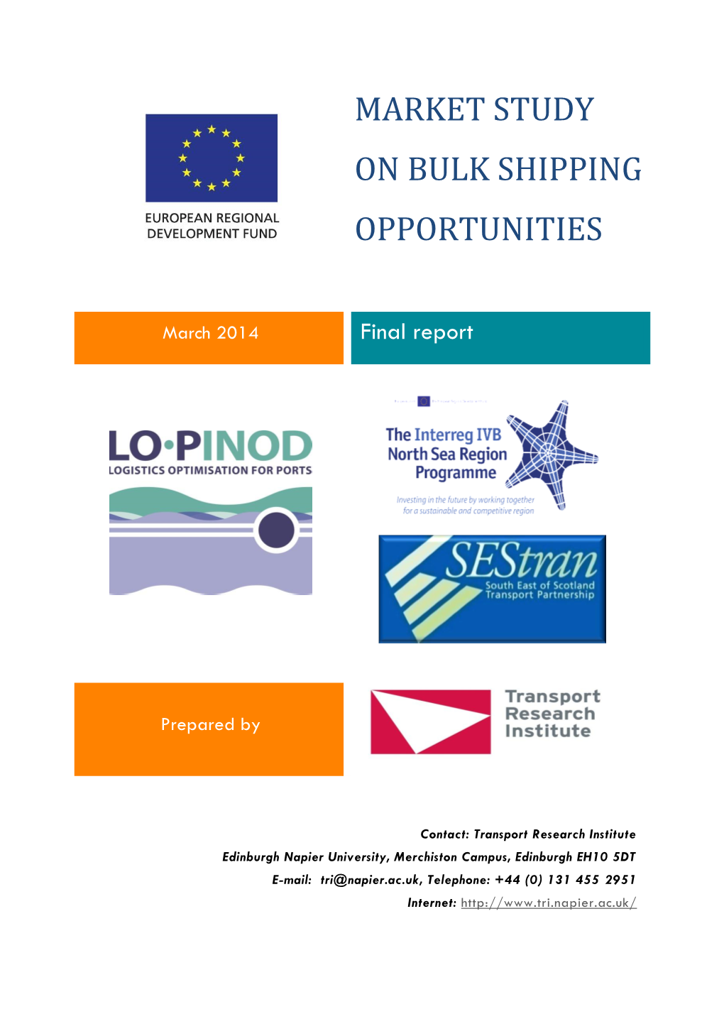 Market Study on Bulk Shipping Opportunities