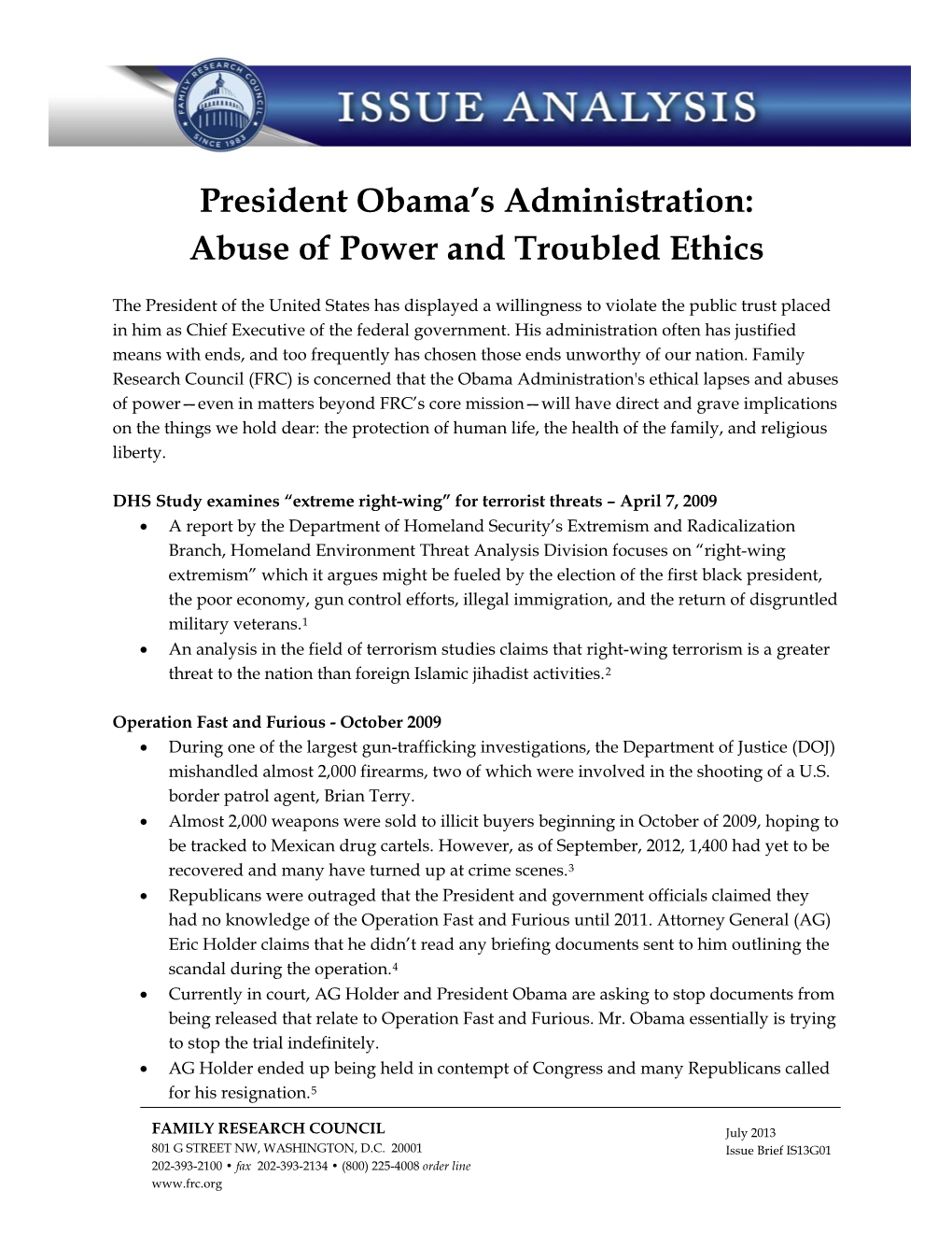 Obama Administration