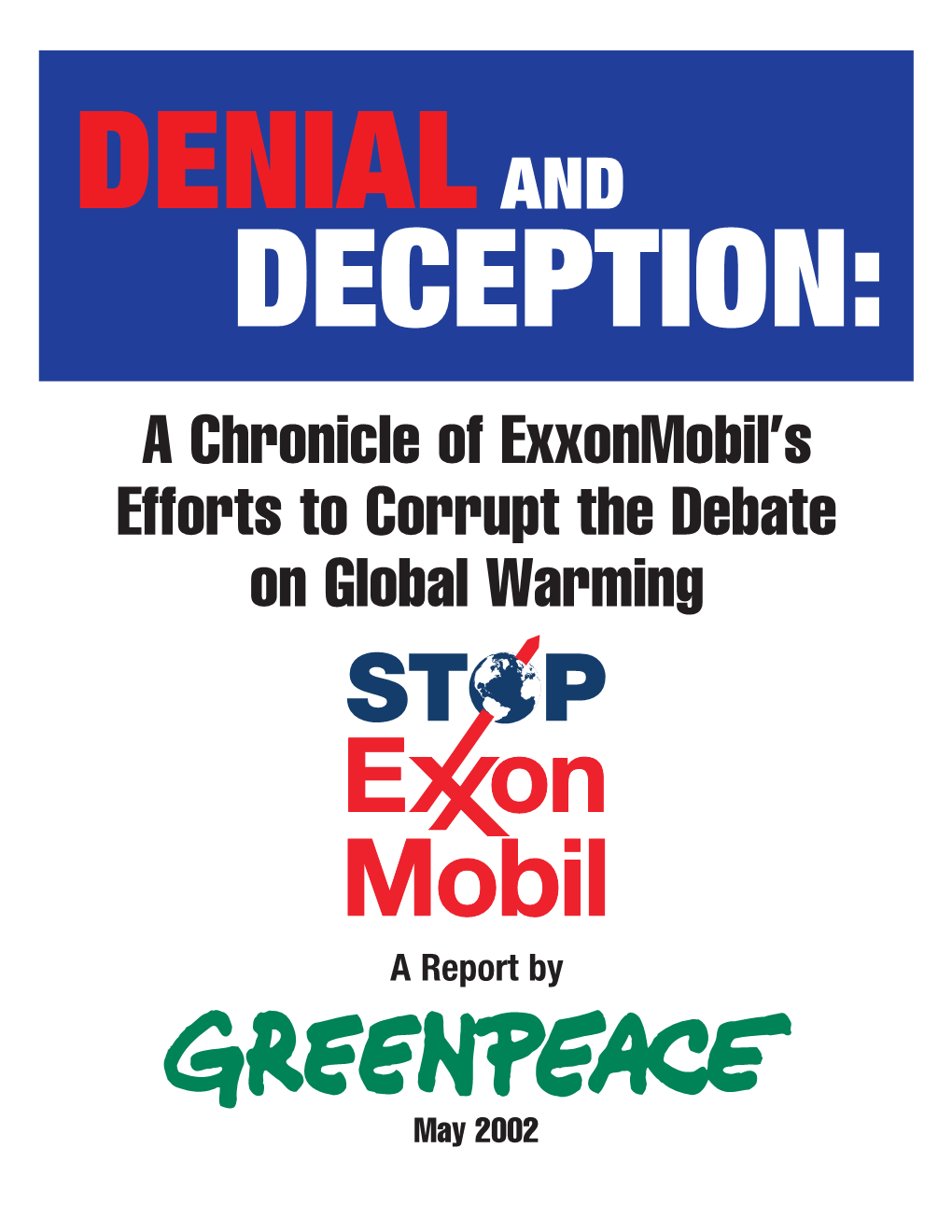 Exxon: Denial and Deception