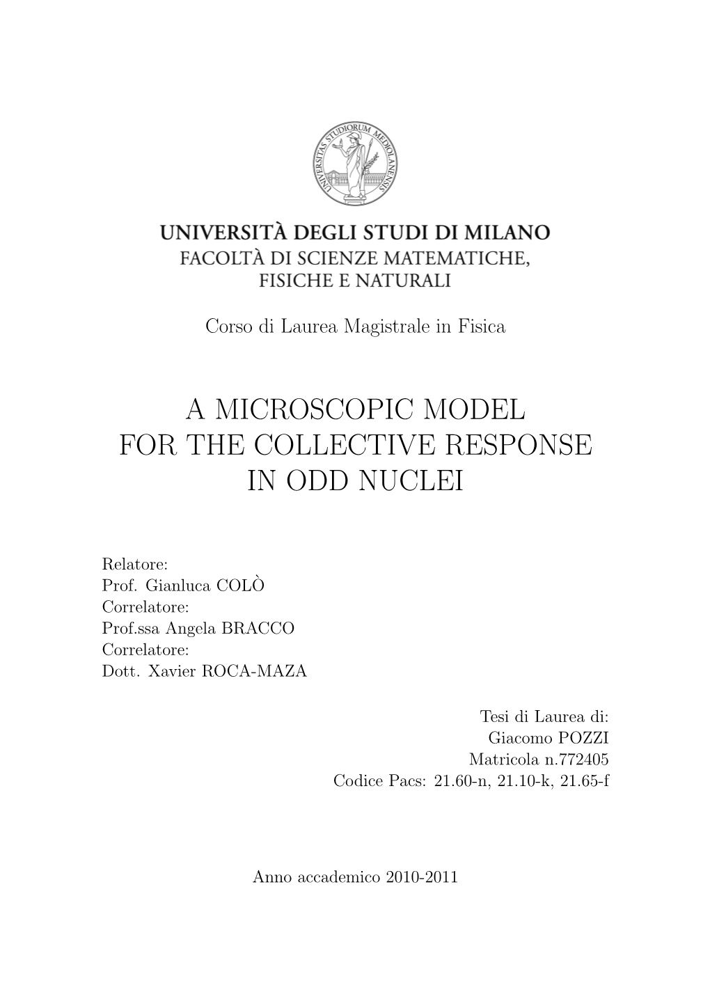 A Microscopic Model for the Collective Response in Odd Nuclei