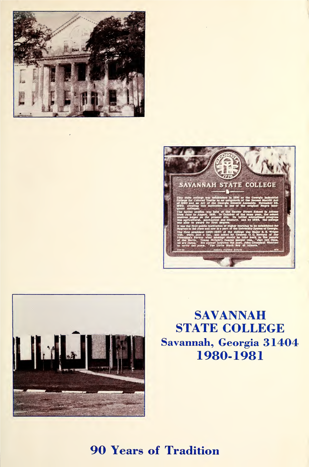 Savannah State College Bulletin