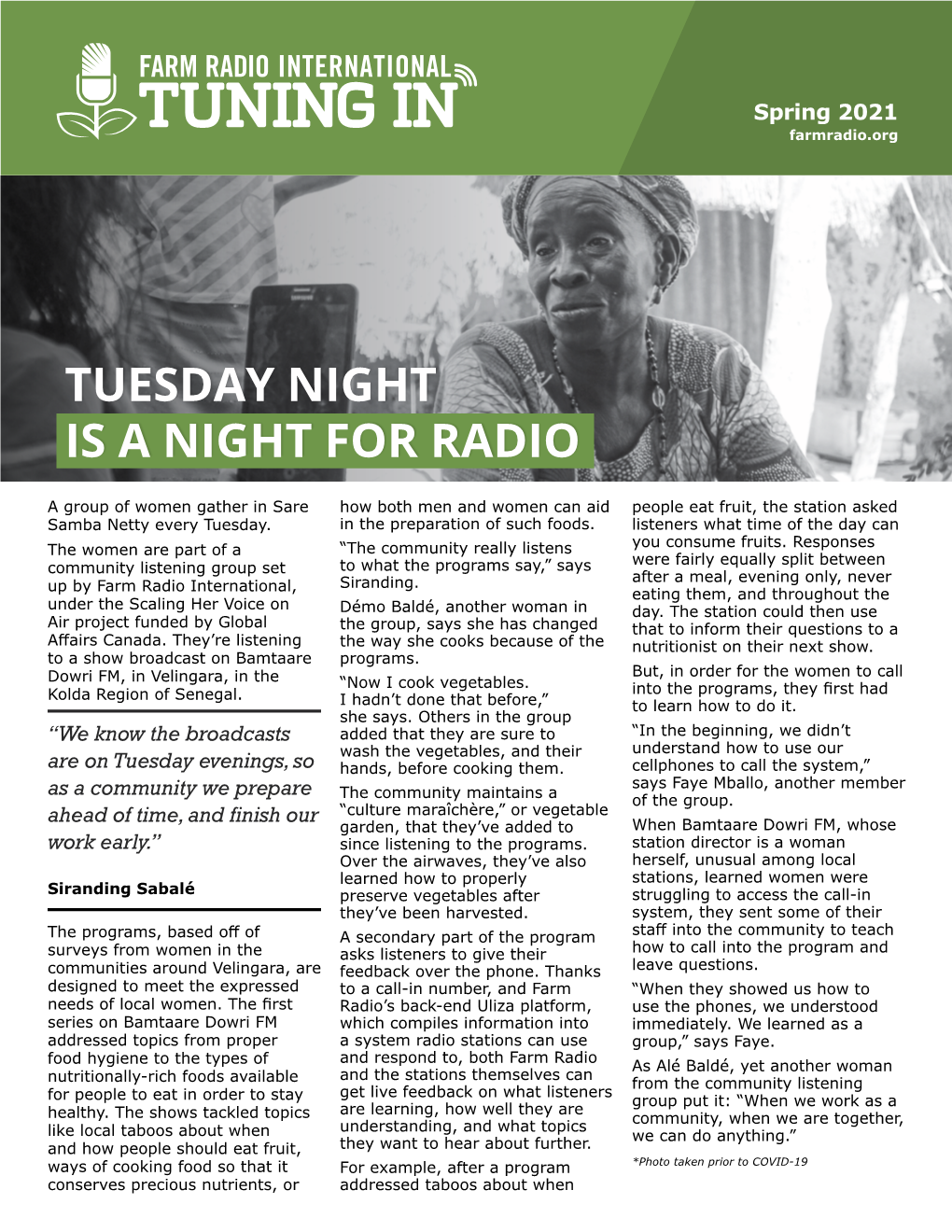 Tuesday Night Is a Night for Radio