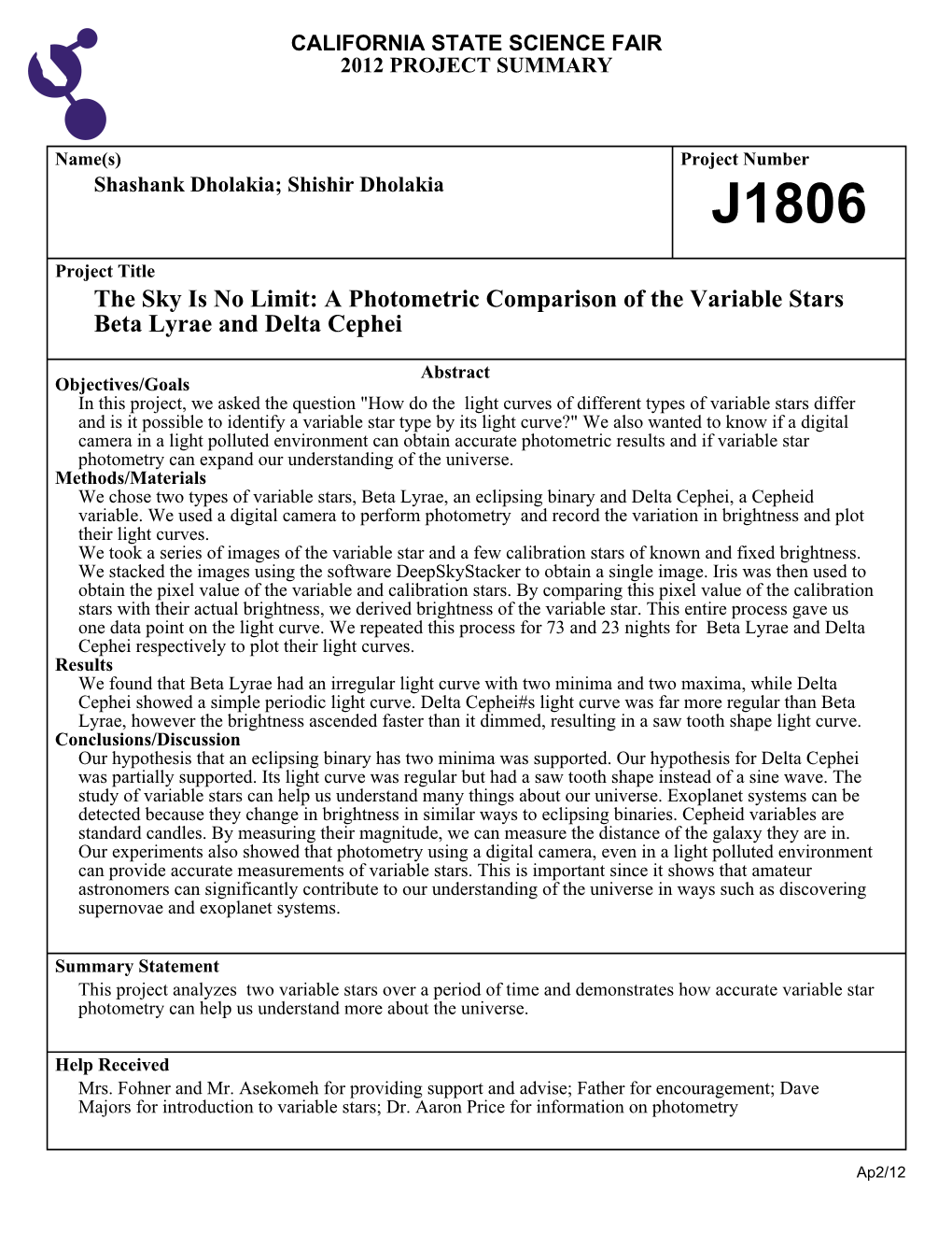 A Photometric Comparison of the Variable Stars Beta Lyrae and Delta Cephei