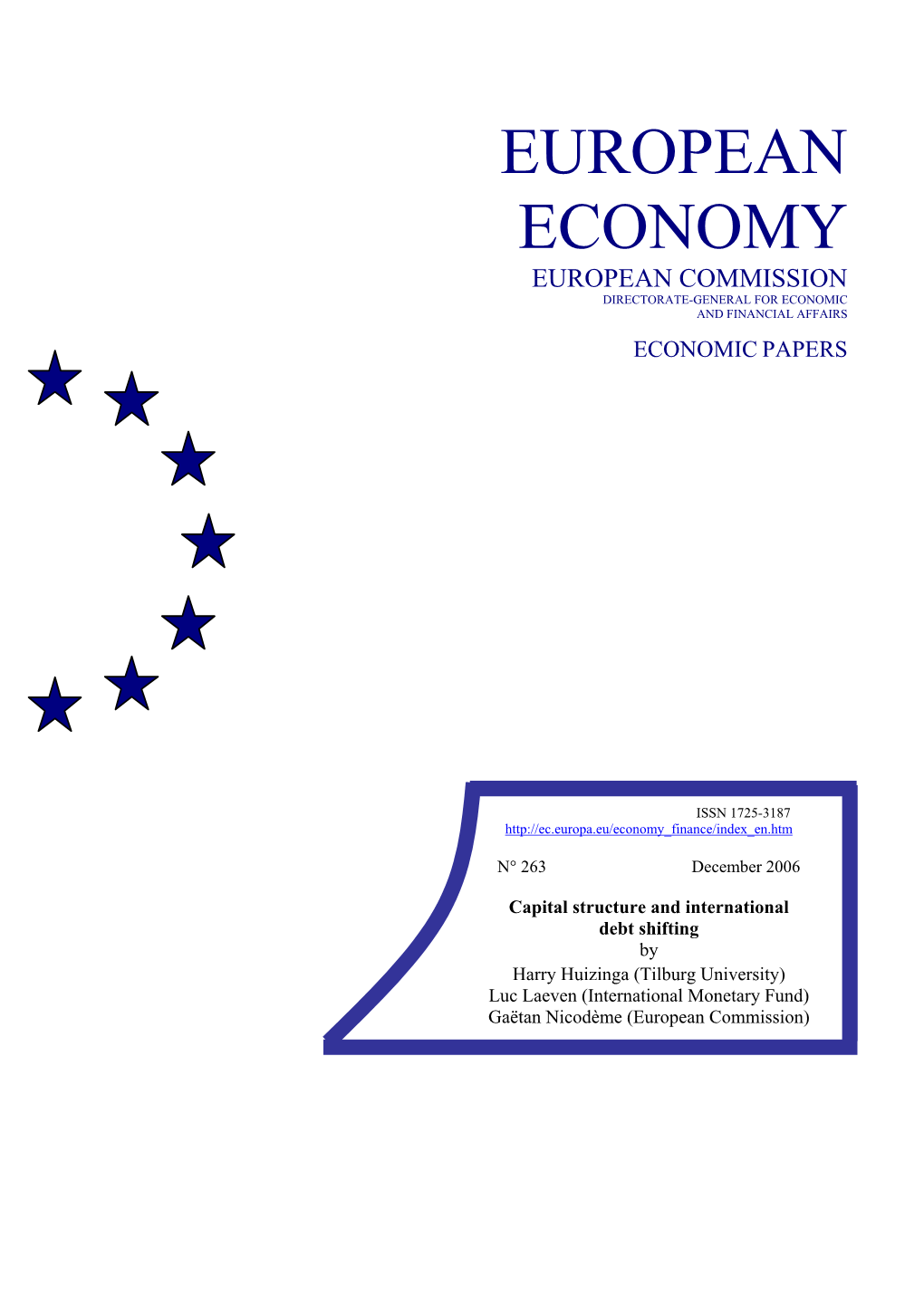 Capital Structure and International Debt Shifting