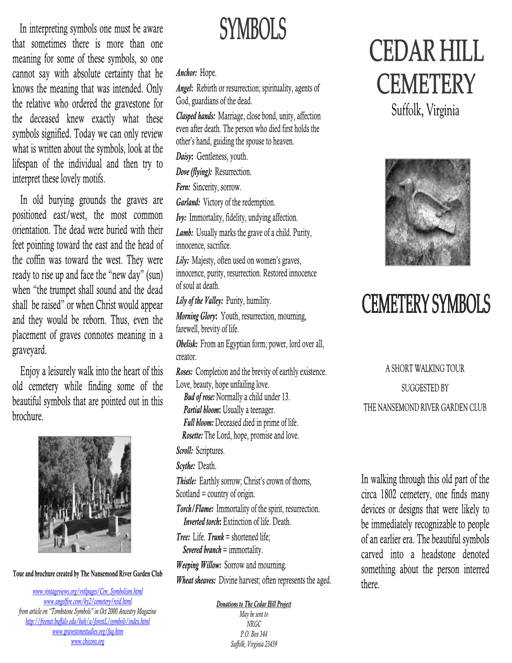 Cemetery Symbols Final