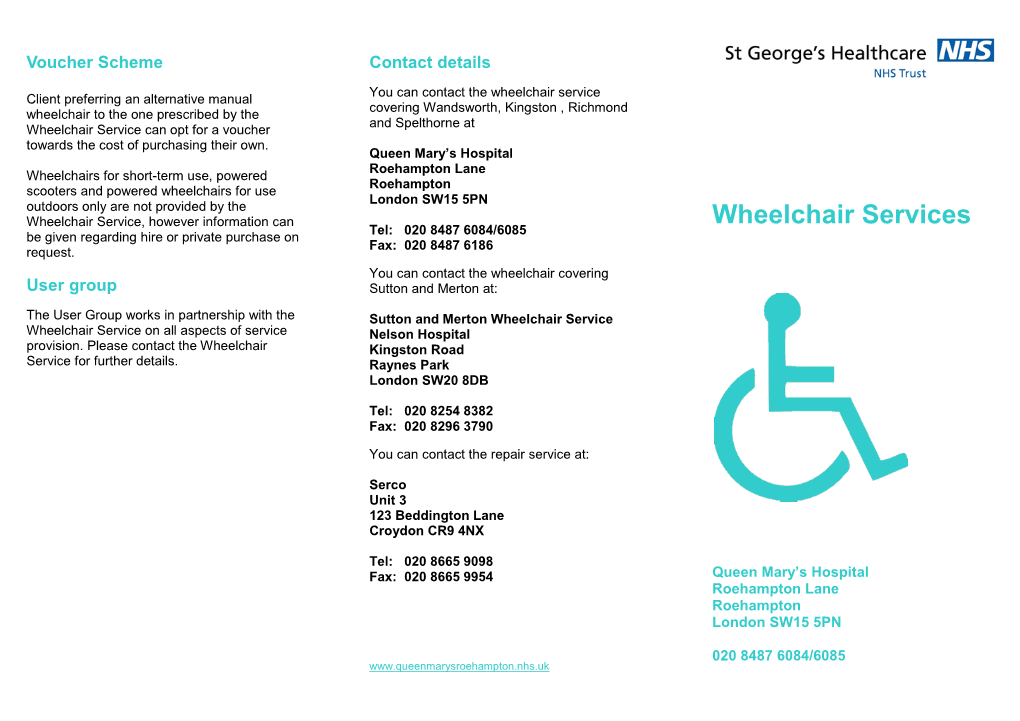 Wandsworth Wheelchair Services.Pdf