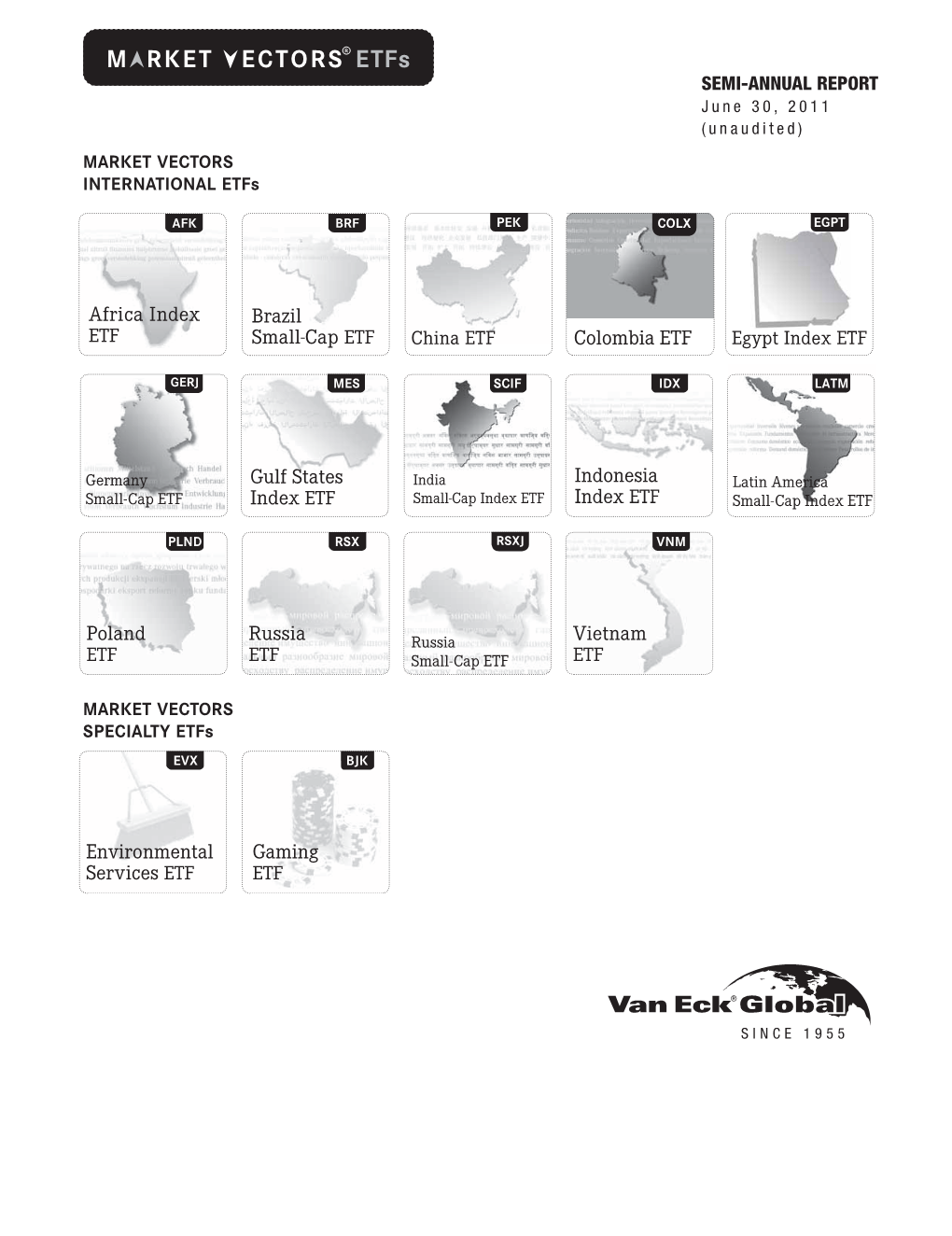 MARKET VECTORS INTERNATIONAL Etfs