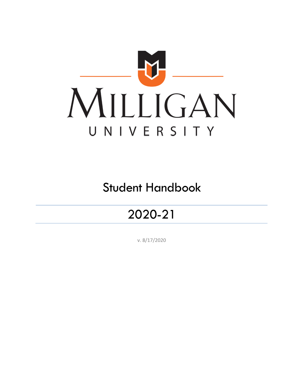 Student Handbook 2020-21