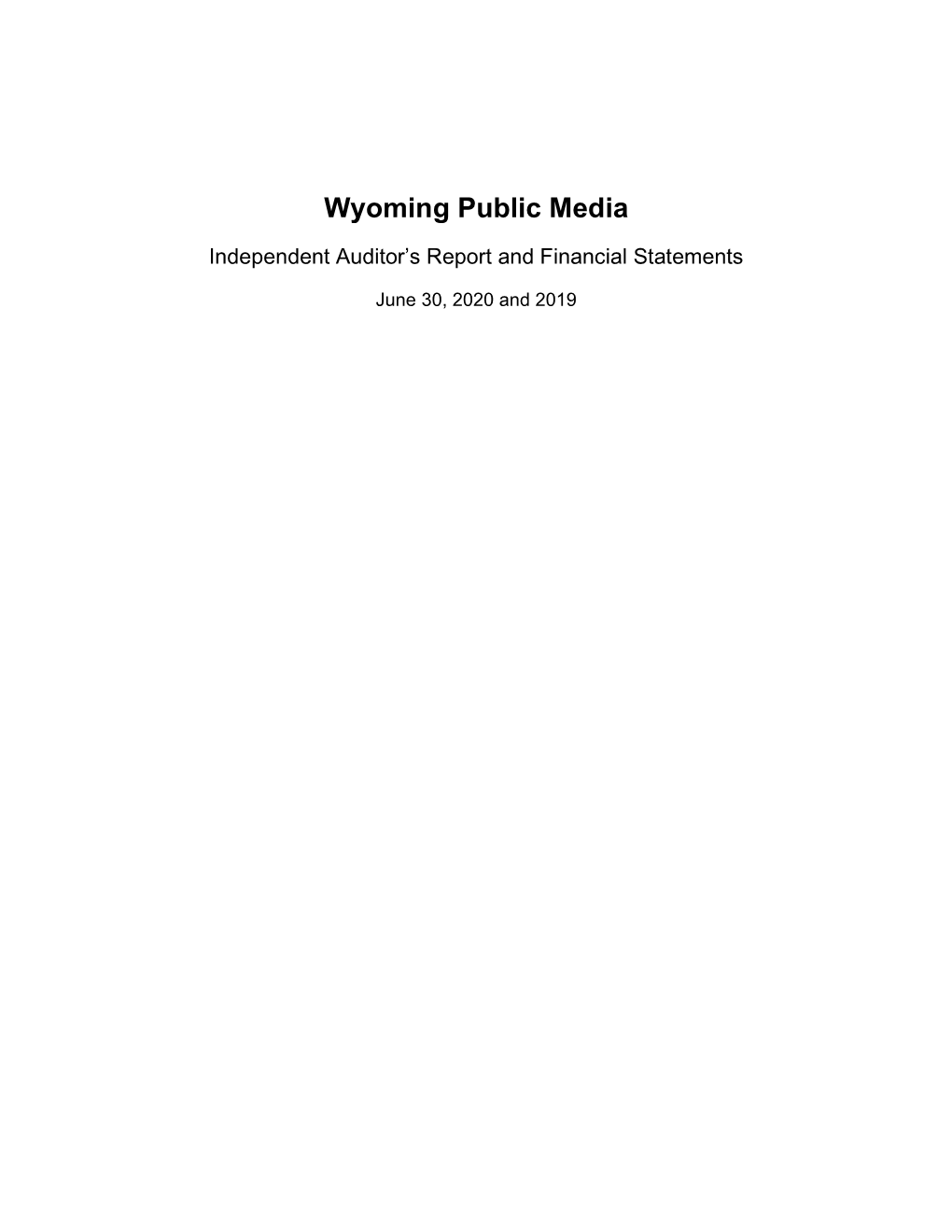 Wyoming Public Media