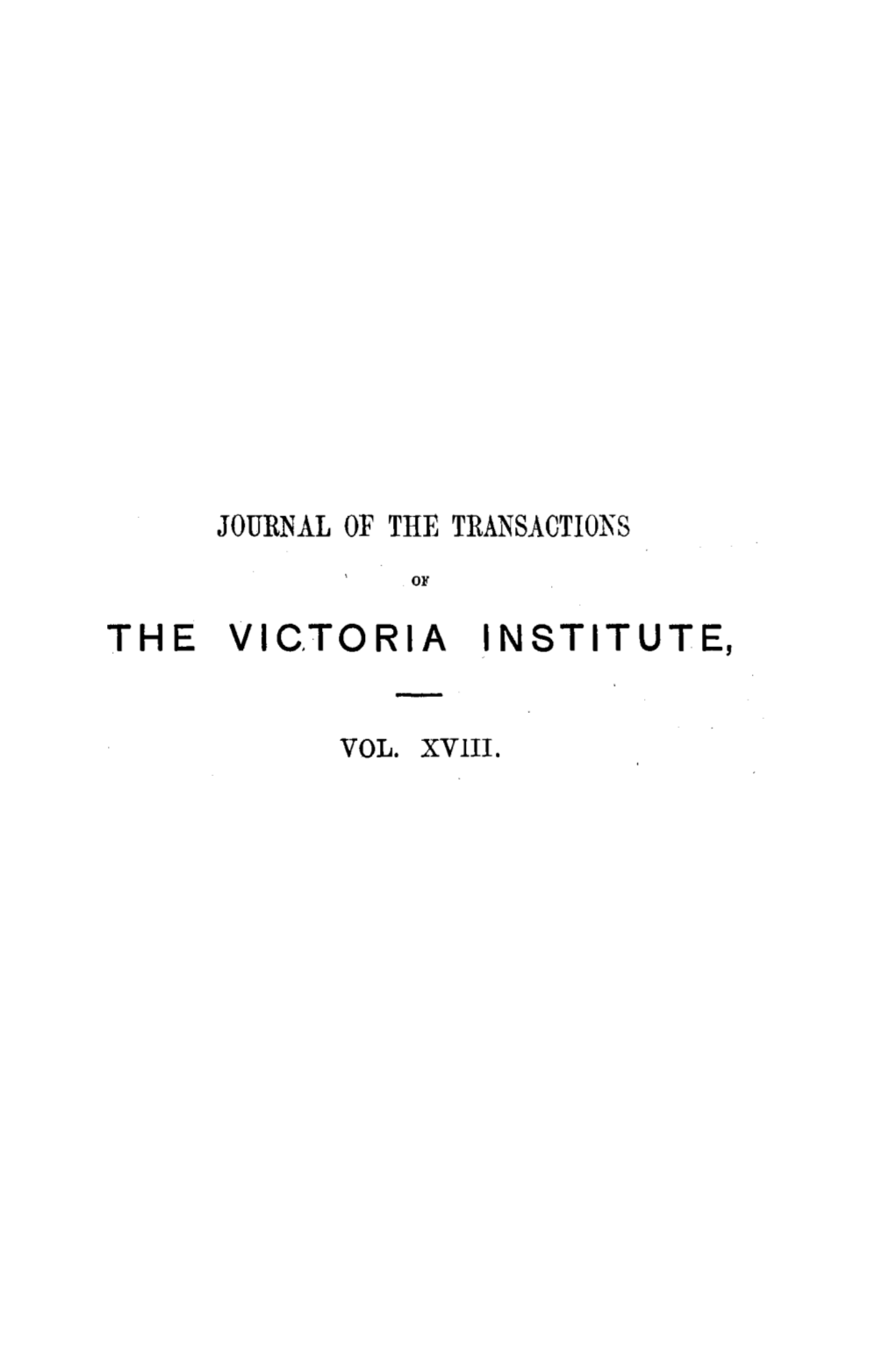 The Vic.Toria Institute