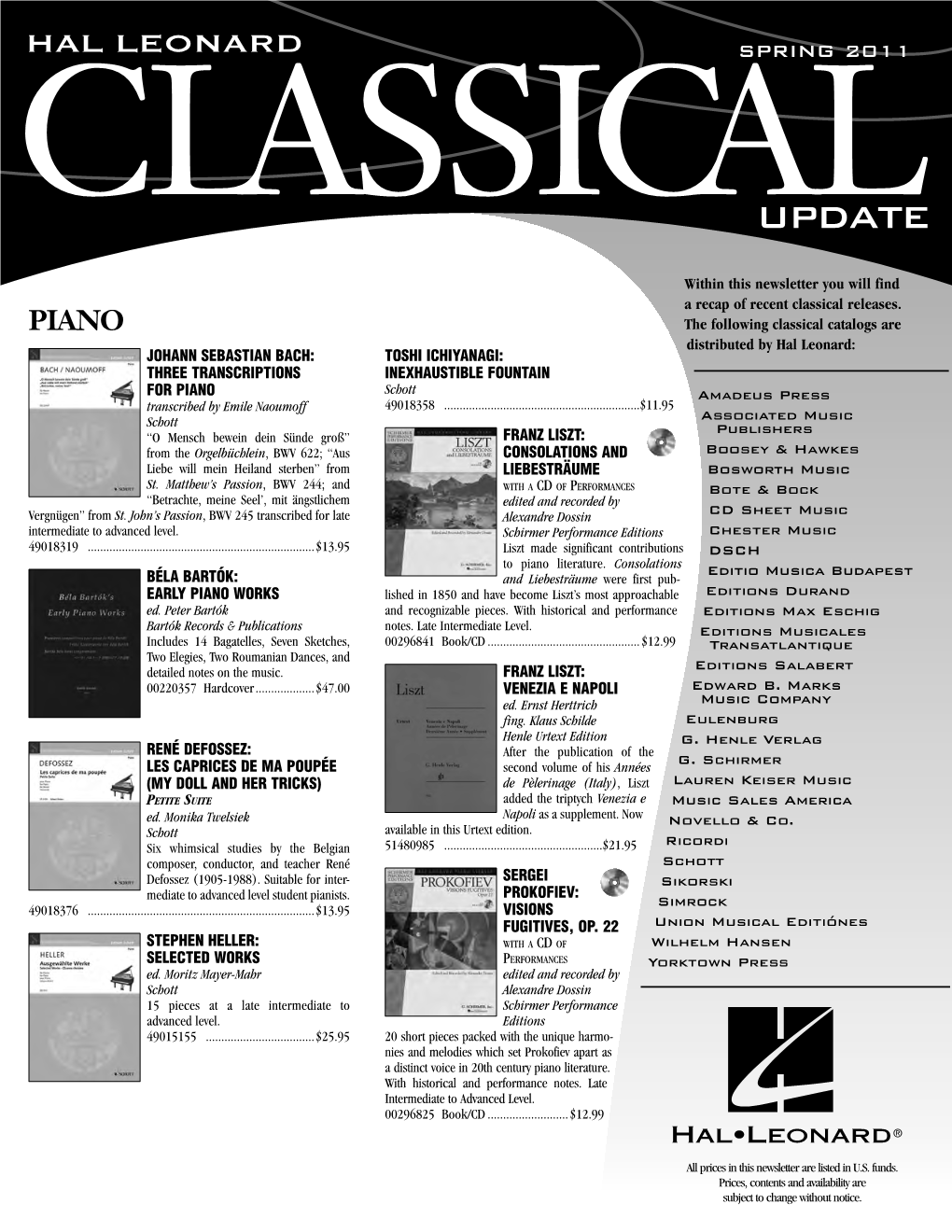 2011 Spring Classical Update