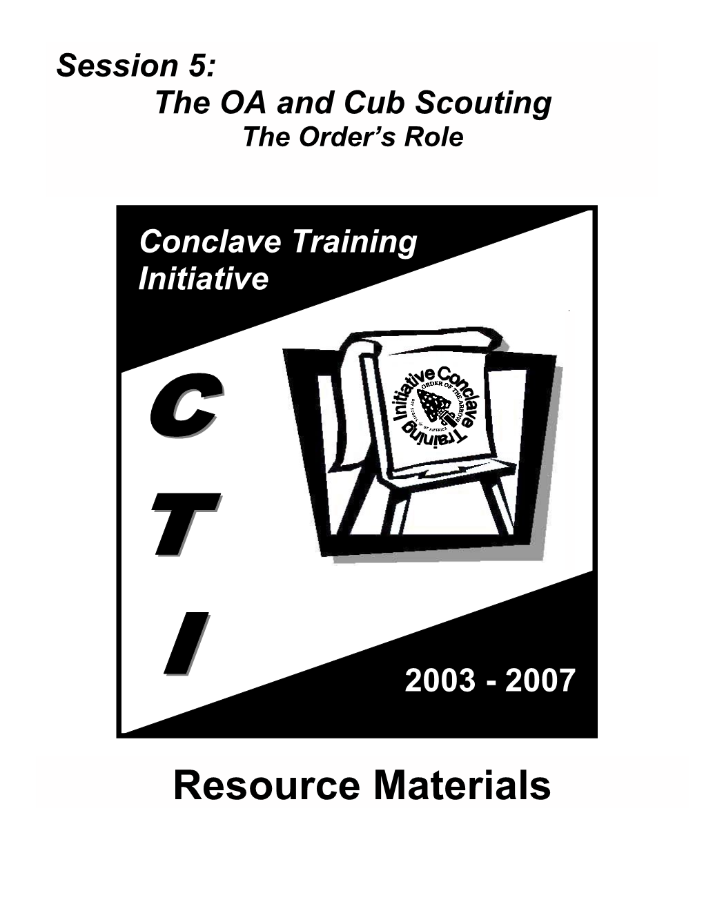 Resource Materials