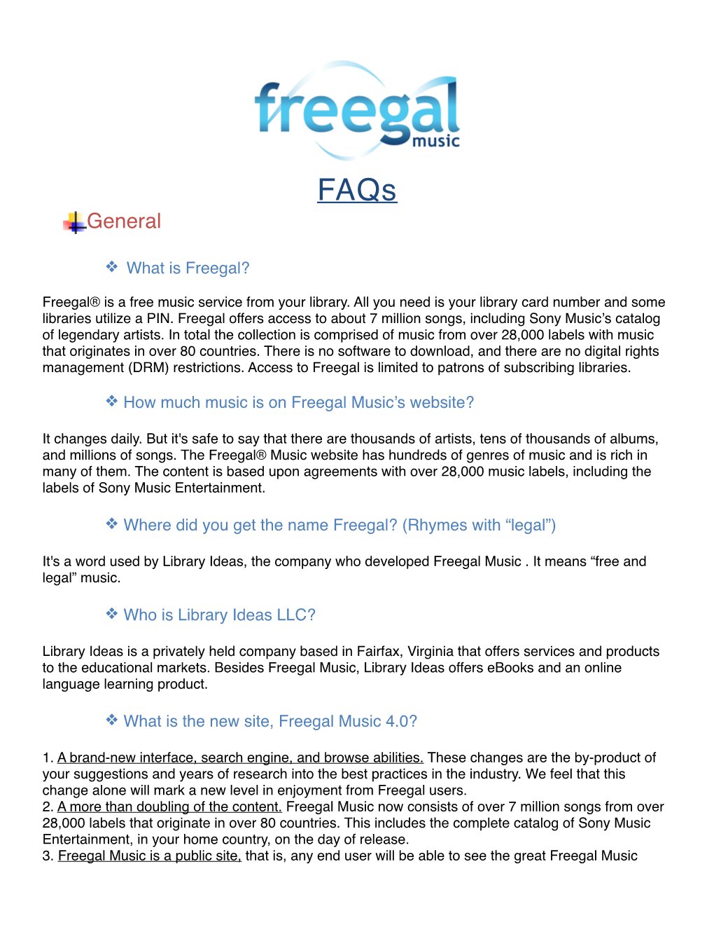 Freegal Music Faqs.Pages