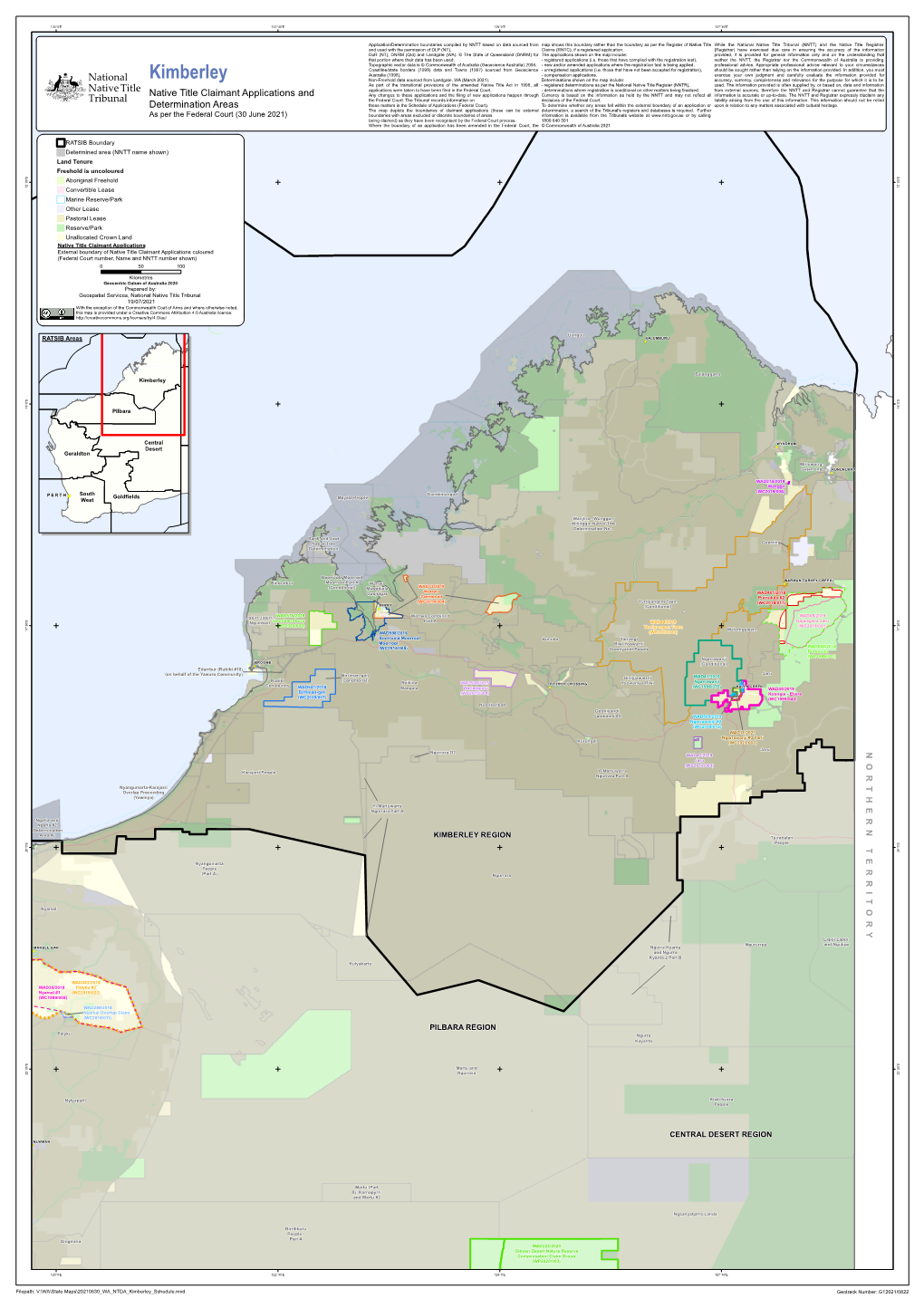 Kimberley Non-Freehold Data Sourced from Landgate, WA (March 2021)