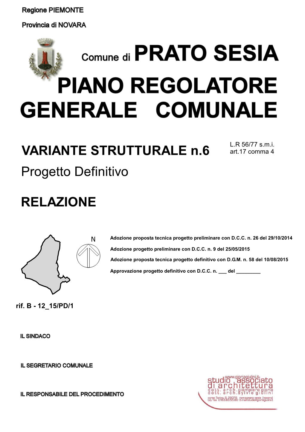 RELAZIONE VARIANTE STRUTTURALE N.6 Progetto