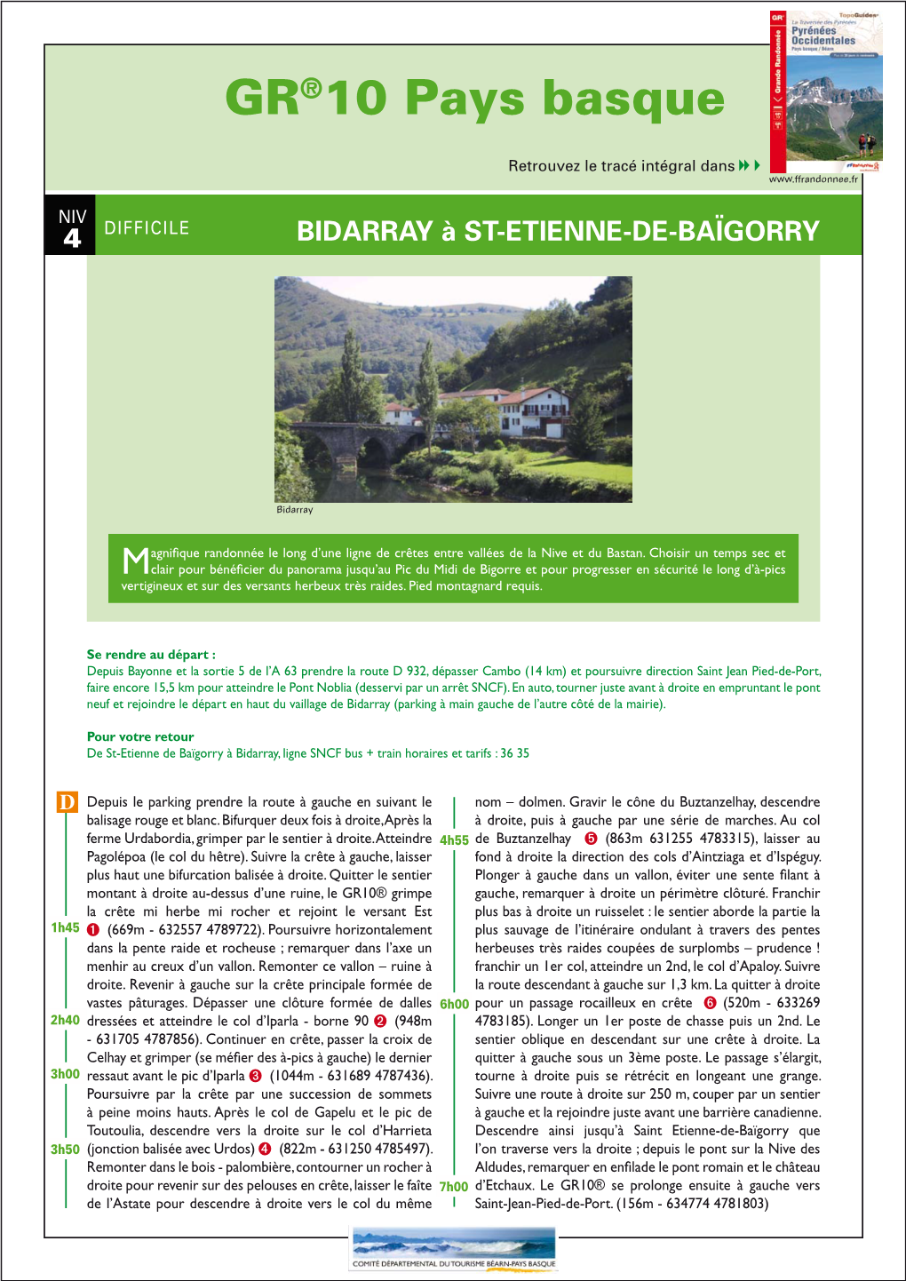 Bidarray À St-Etienne-De-Baïgorry