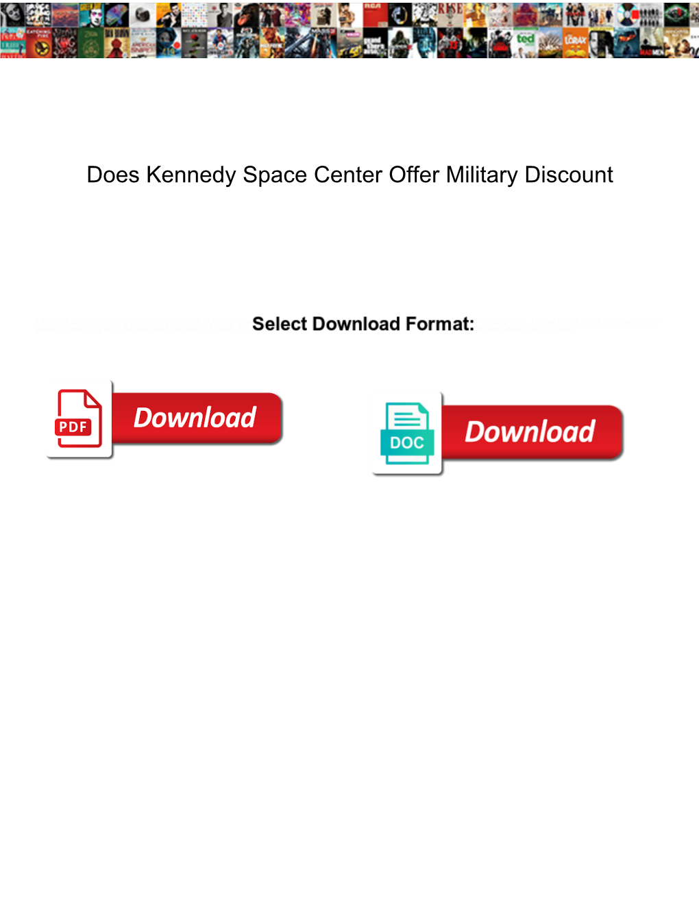 Does Kennedy Space Center Offer Military Discount