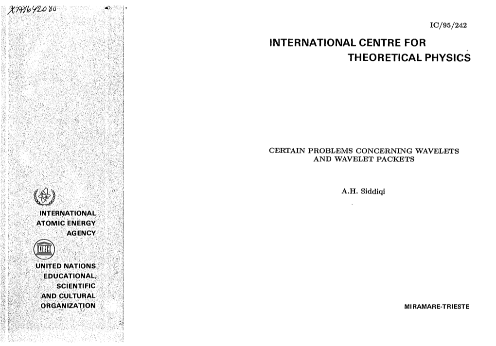 International Centre for Theoretical Physics