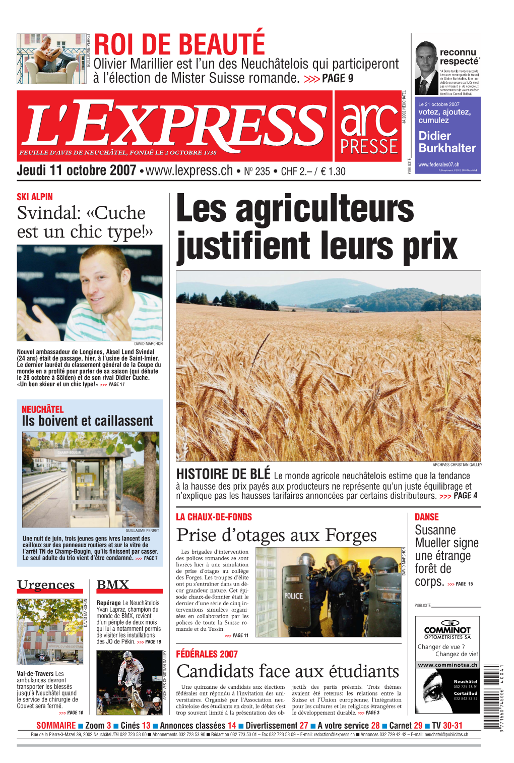 Les Agriculteurs Justifient Leurs Prix