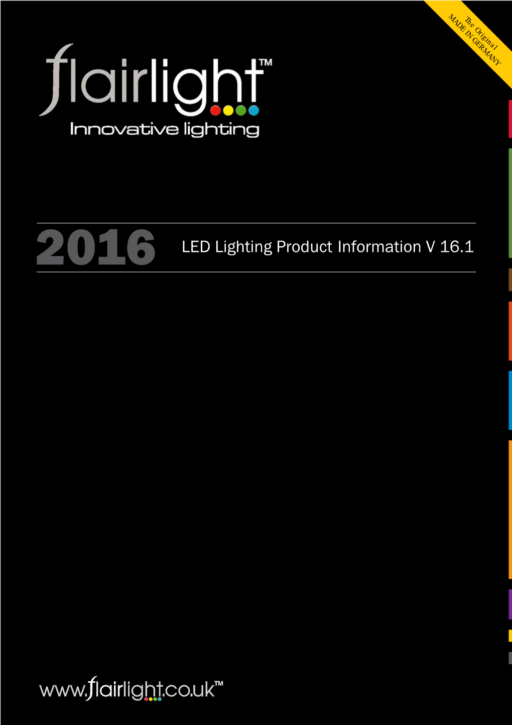 LED Lighting Product Information V 16.1 Table of Contents