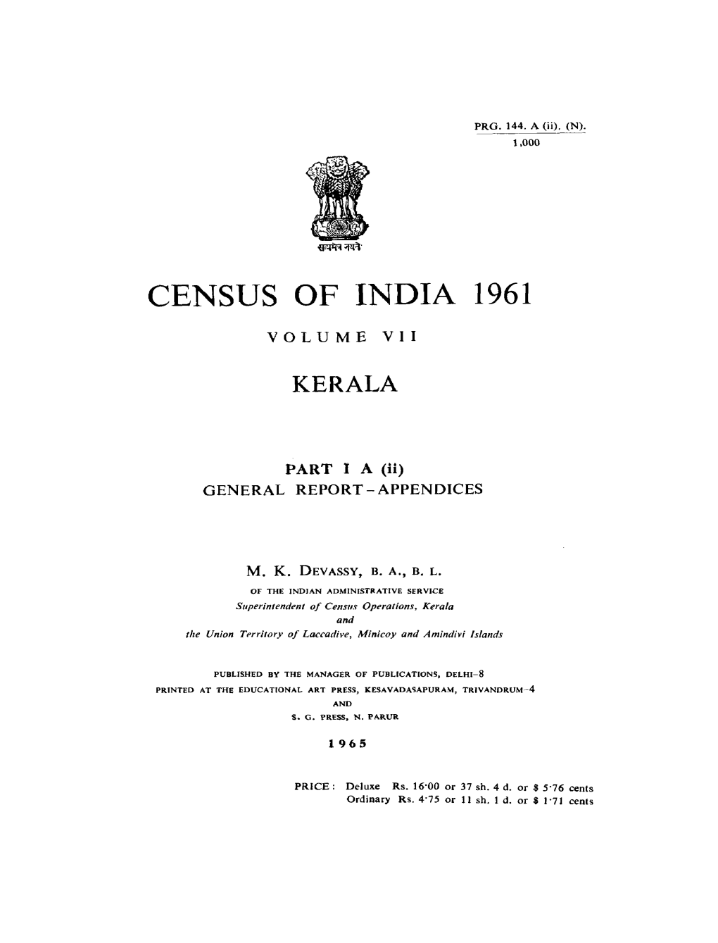Census of India 1961