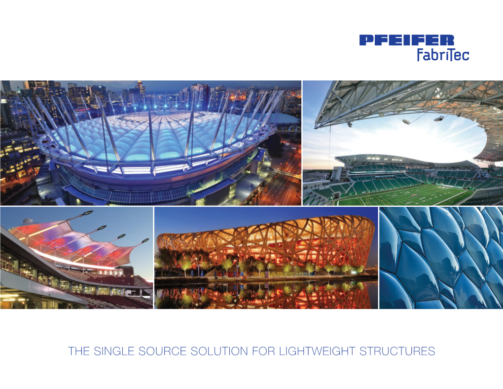 The Single Source Solution for Lightweight Structures