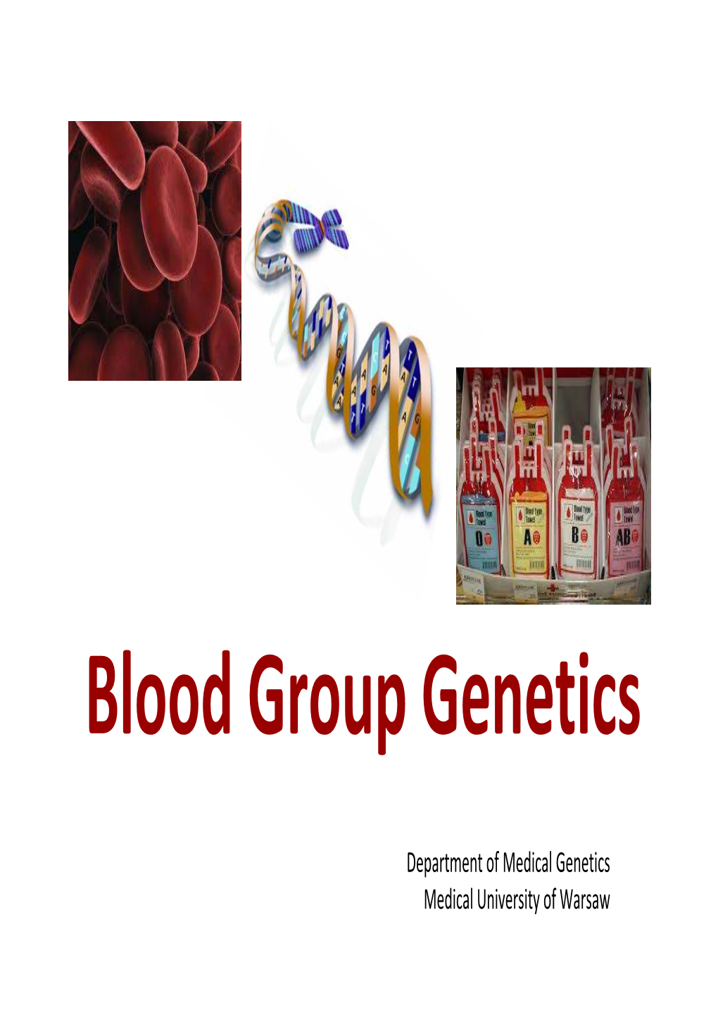 Blood Group Genetics