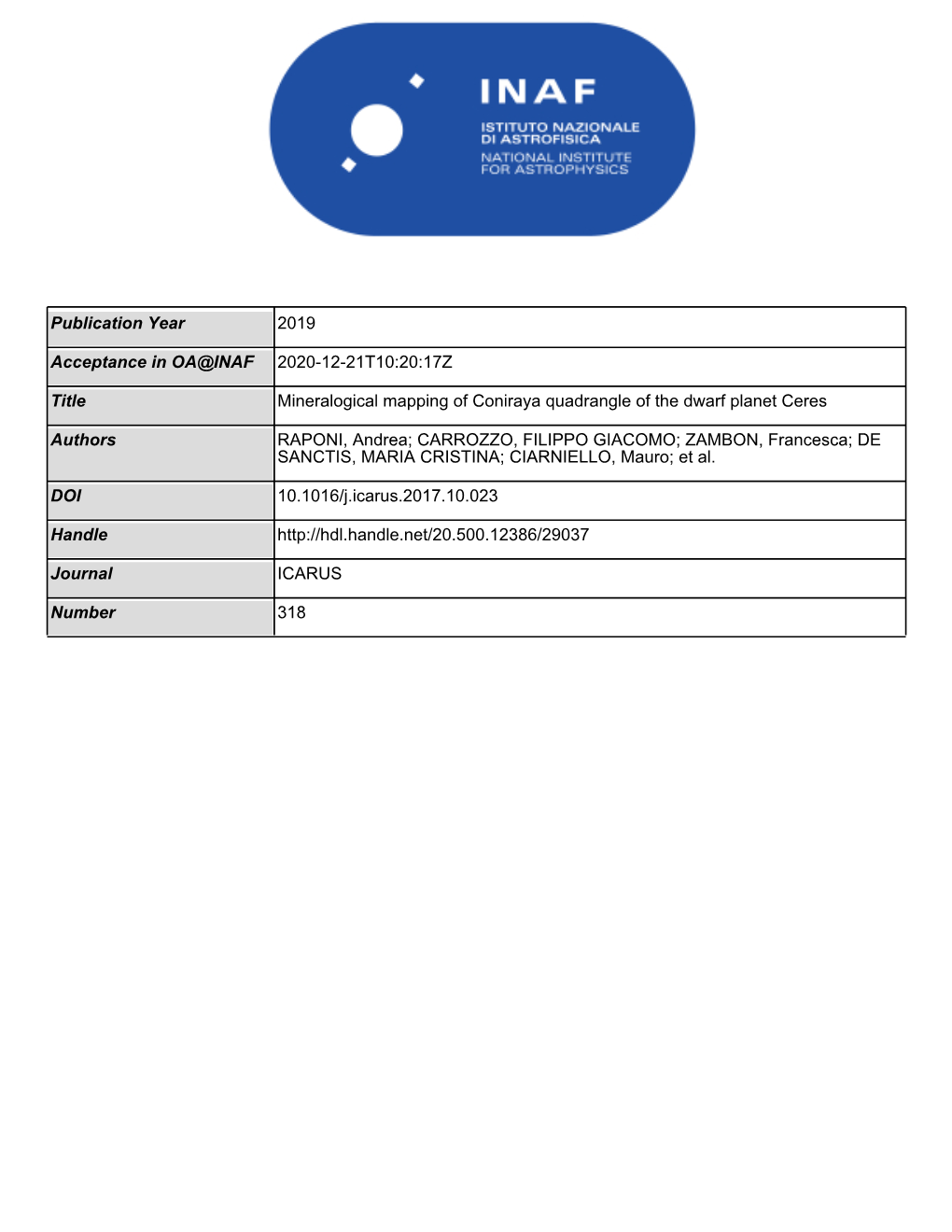 Raponi Et Al Coniraya Preprint.Pdf