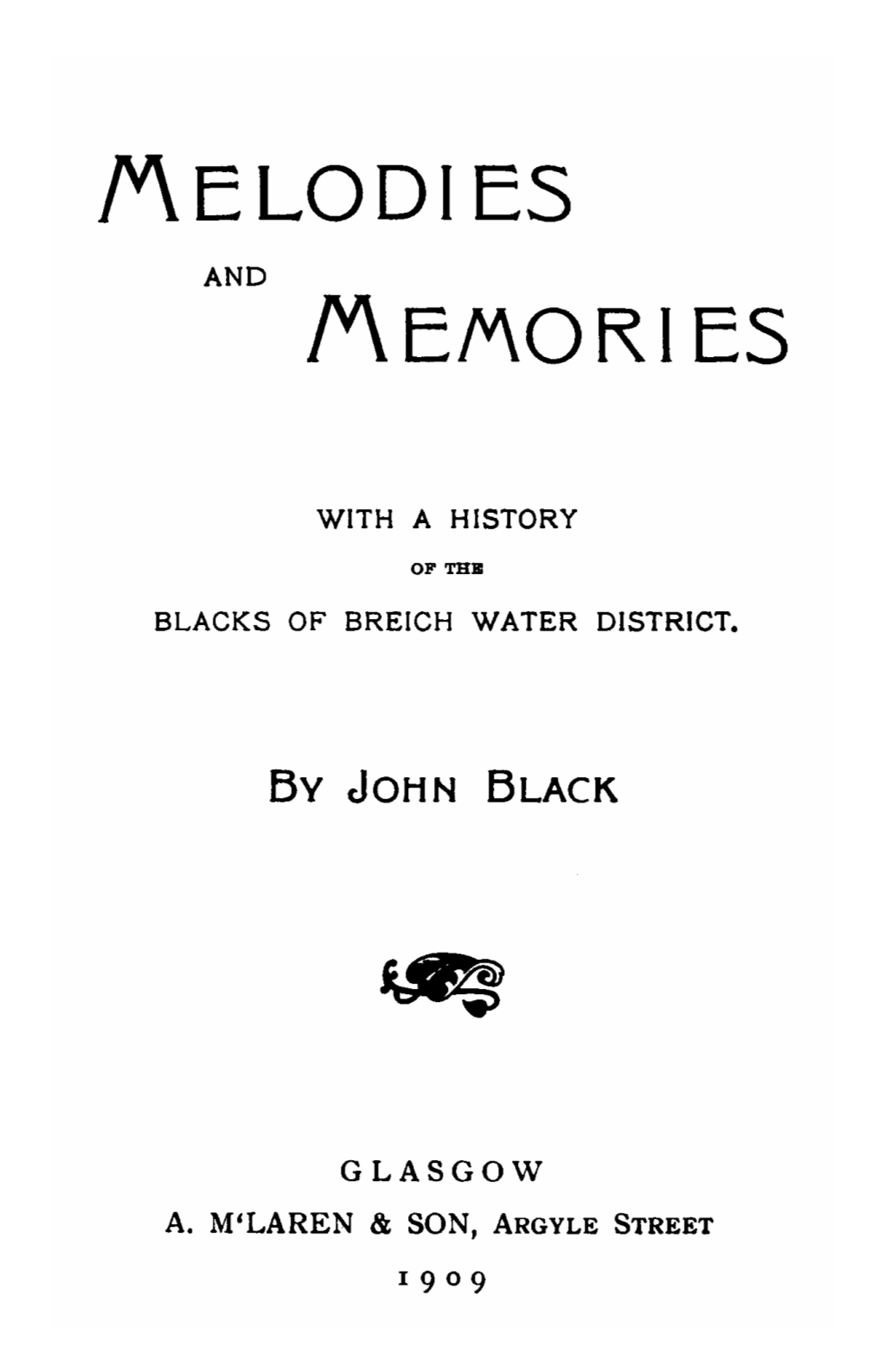 Blacks of Breich Water District