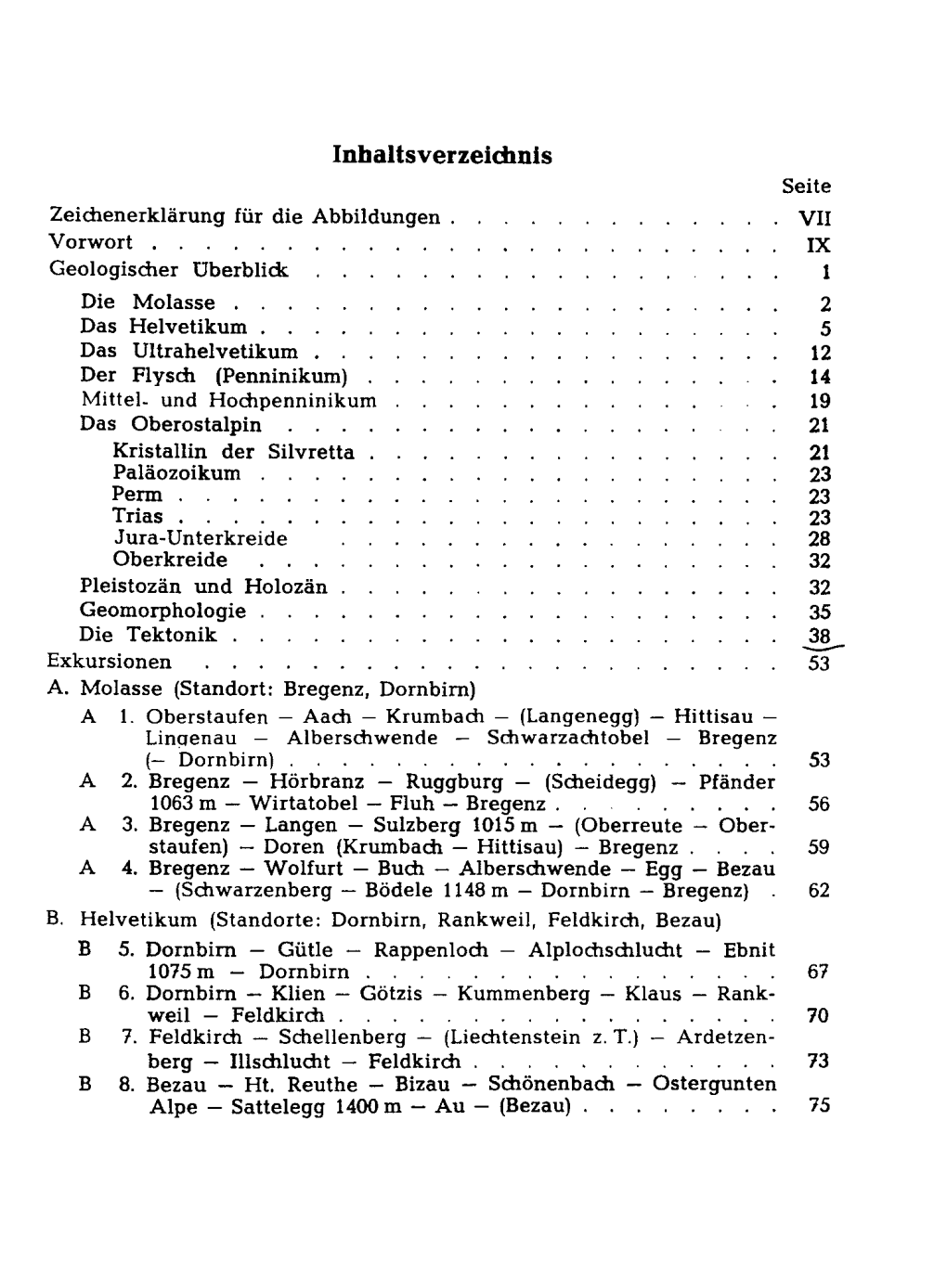 Seite Zeichenerklärung Für Die Abbildungen VII Vorwort IX