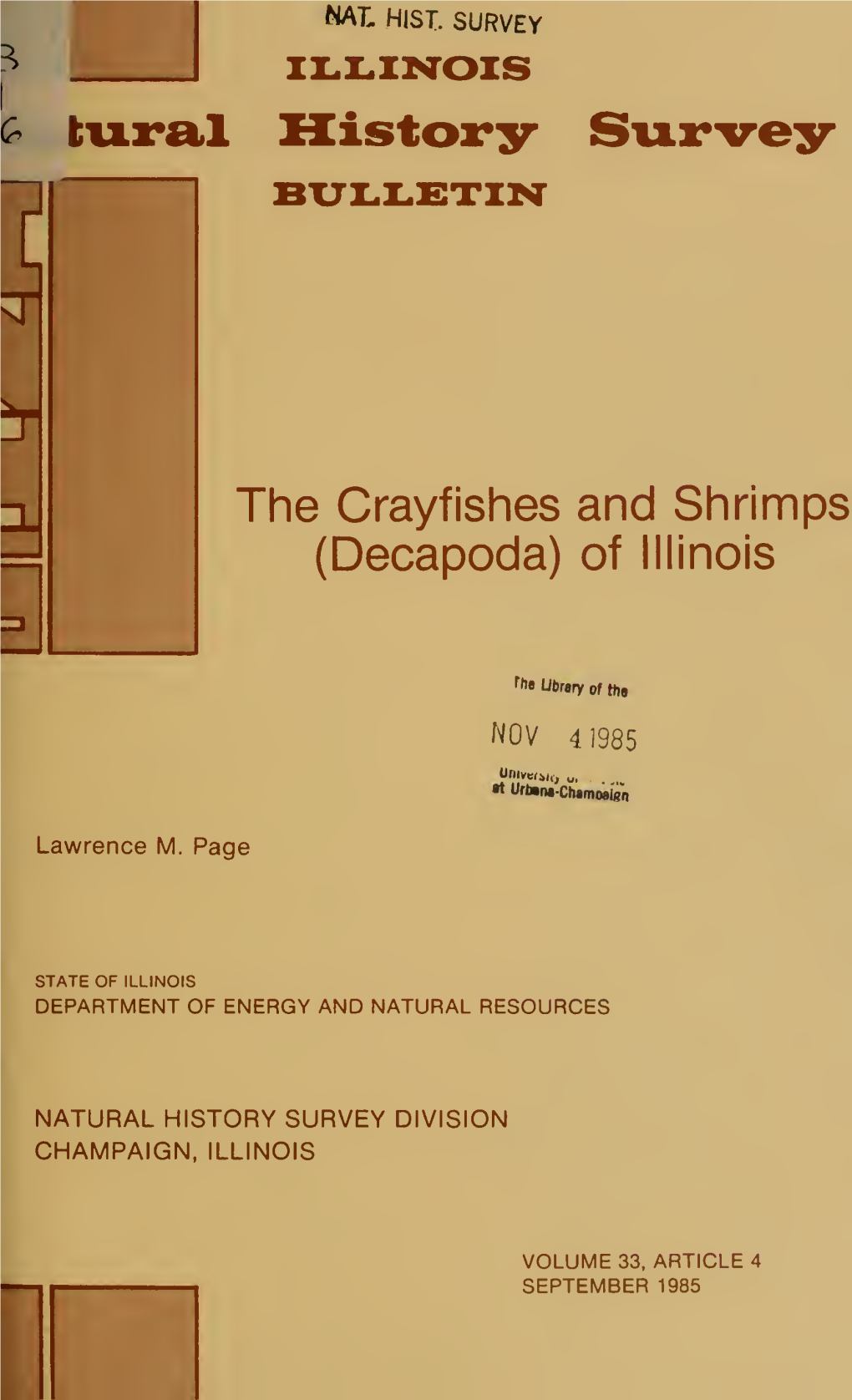 (Decapoda) of Illinois