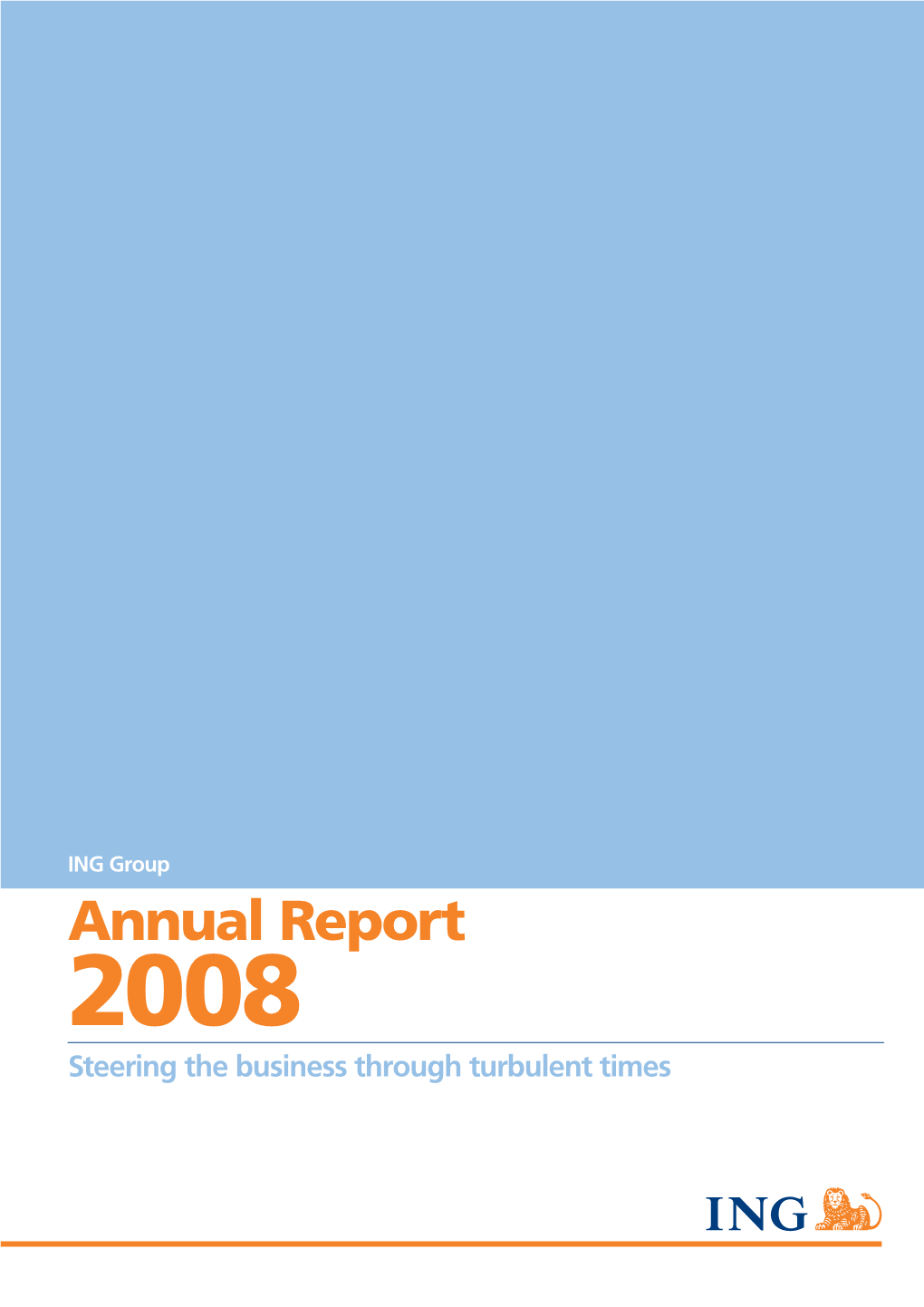 Annual Report 2008 Steering the Business Through Turbulent Times