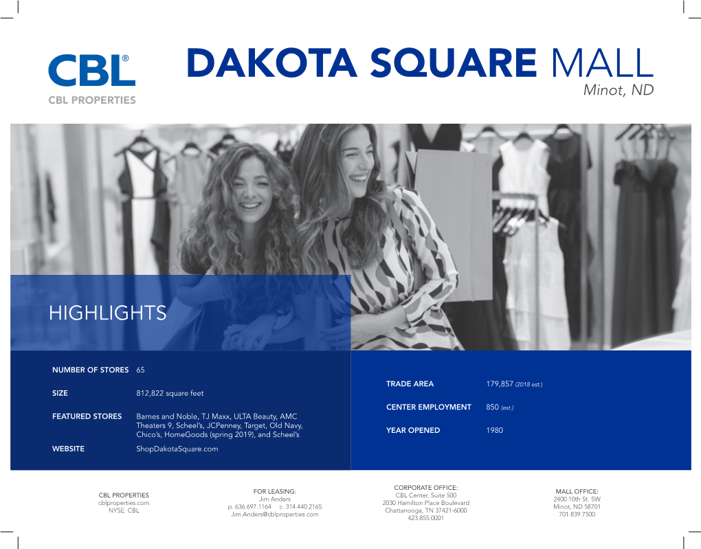 Dakota Square Mall-Leasing Sheet-2019.Indd