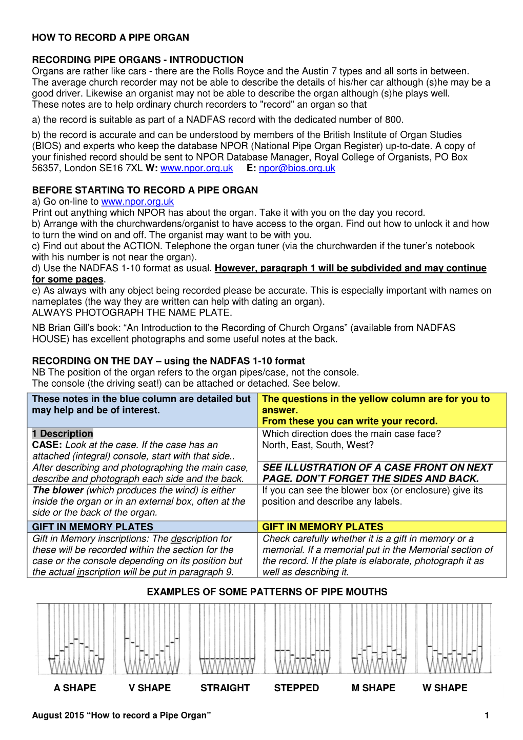 HOW to RECORD a PIPE ORGAN.Pdf