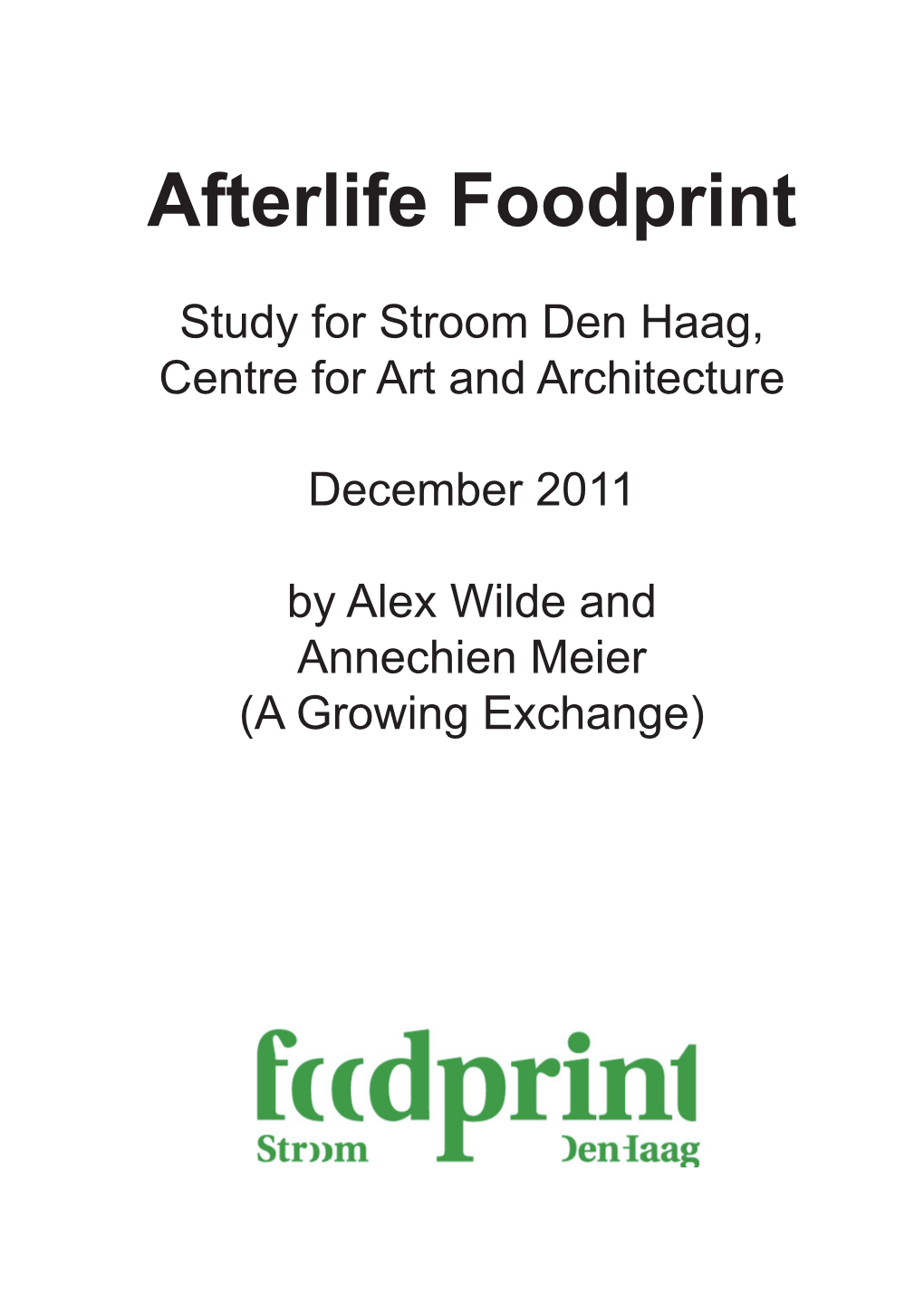 Afterlife Foodprint