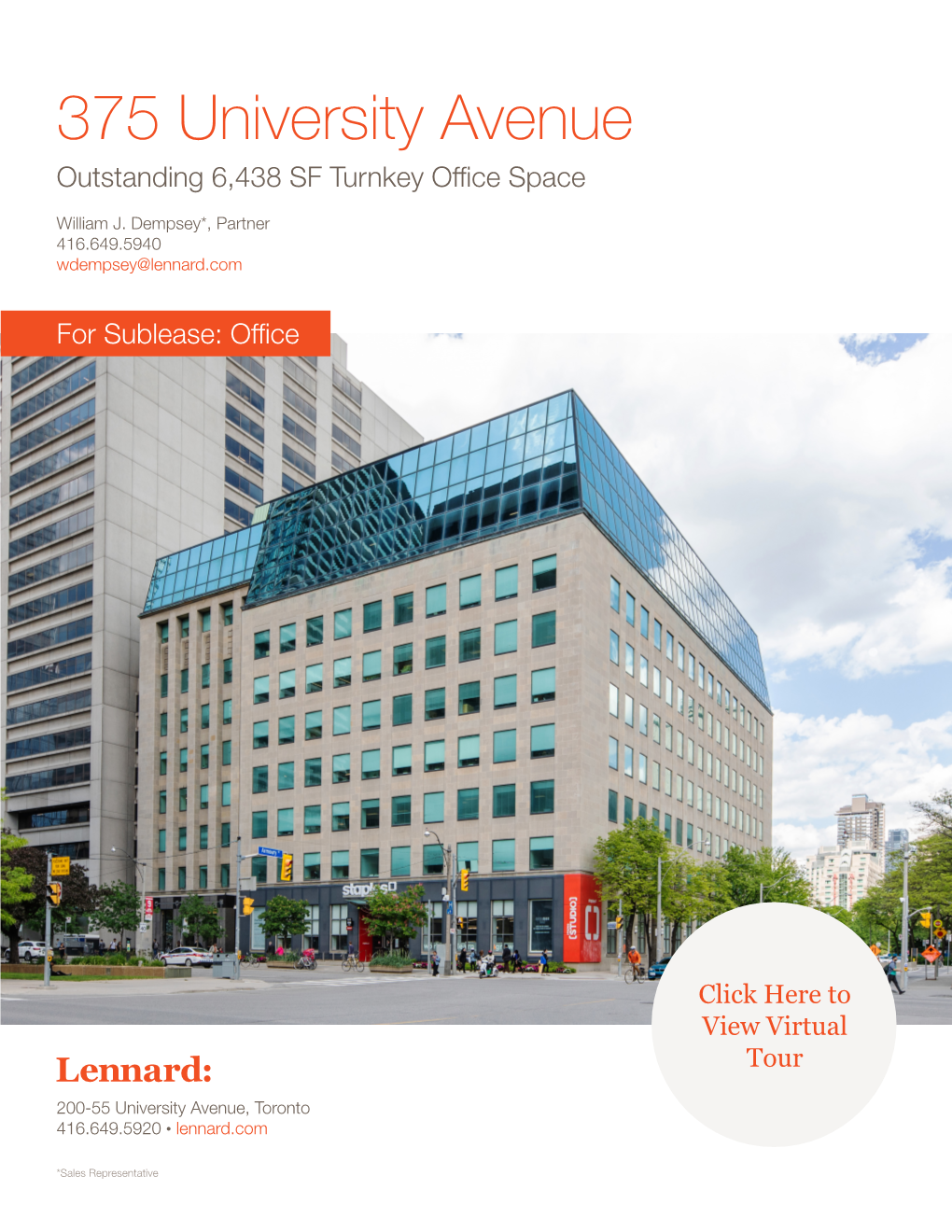 375 University Avenue Outstanding 6,438 SF Turnkey Office Space