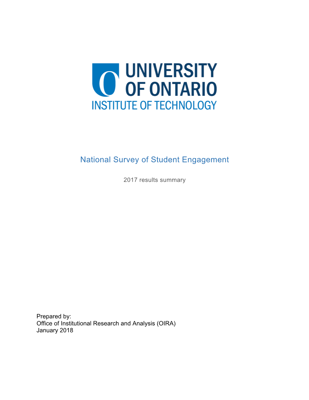 National Survey of Student Engagement