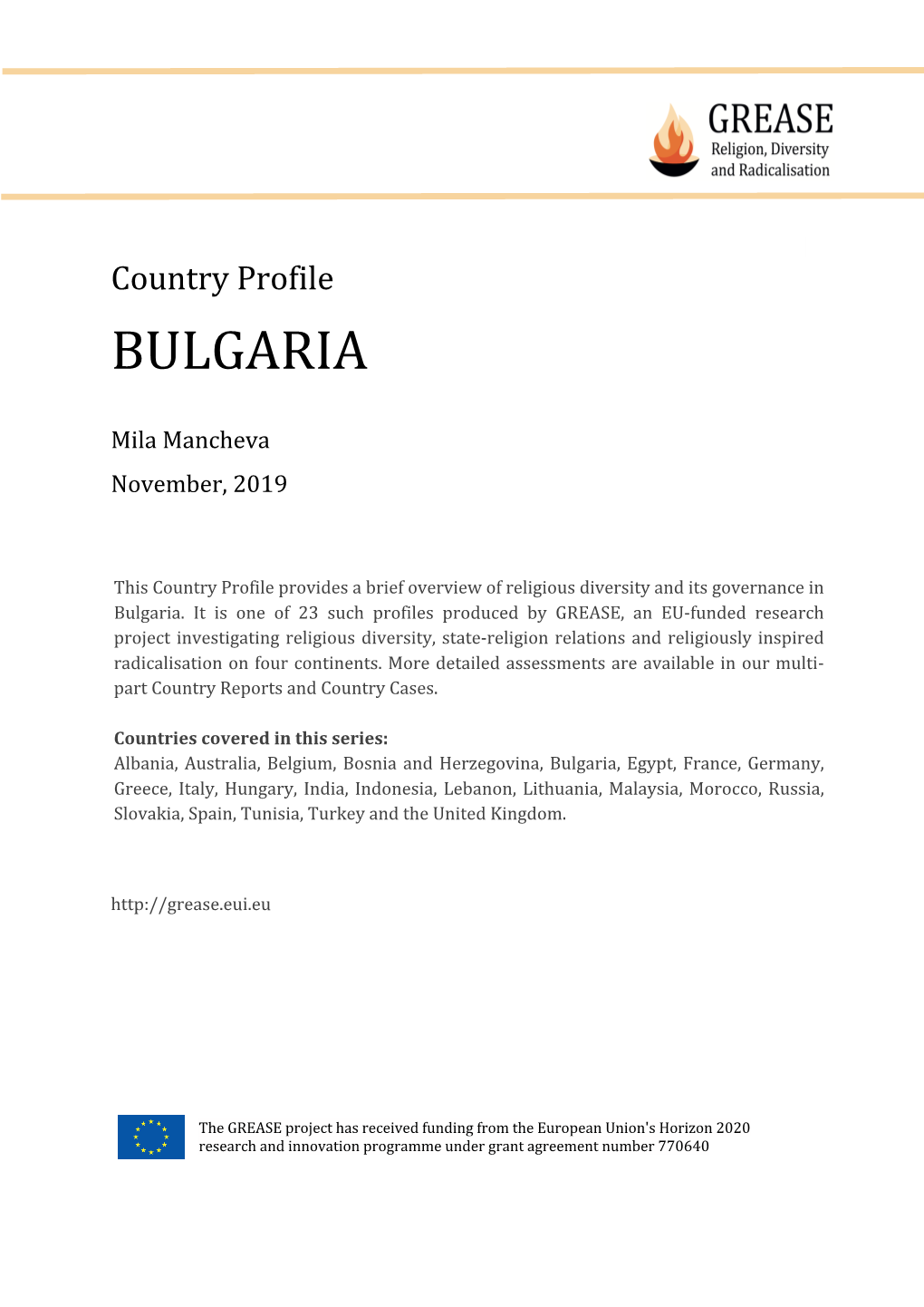 Bulgaria Profile