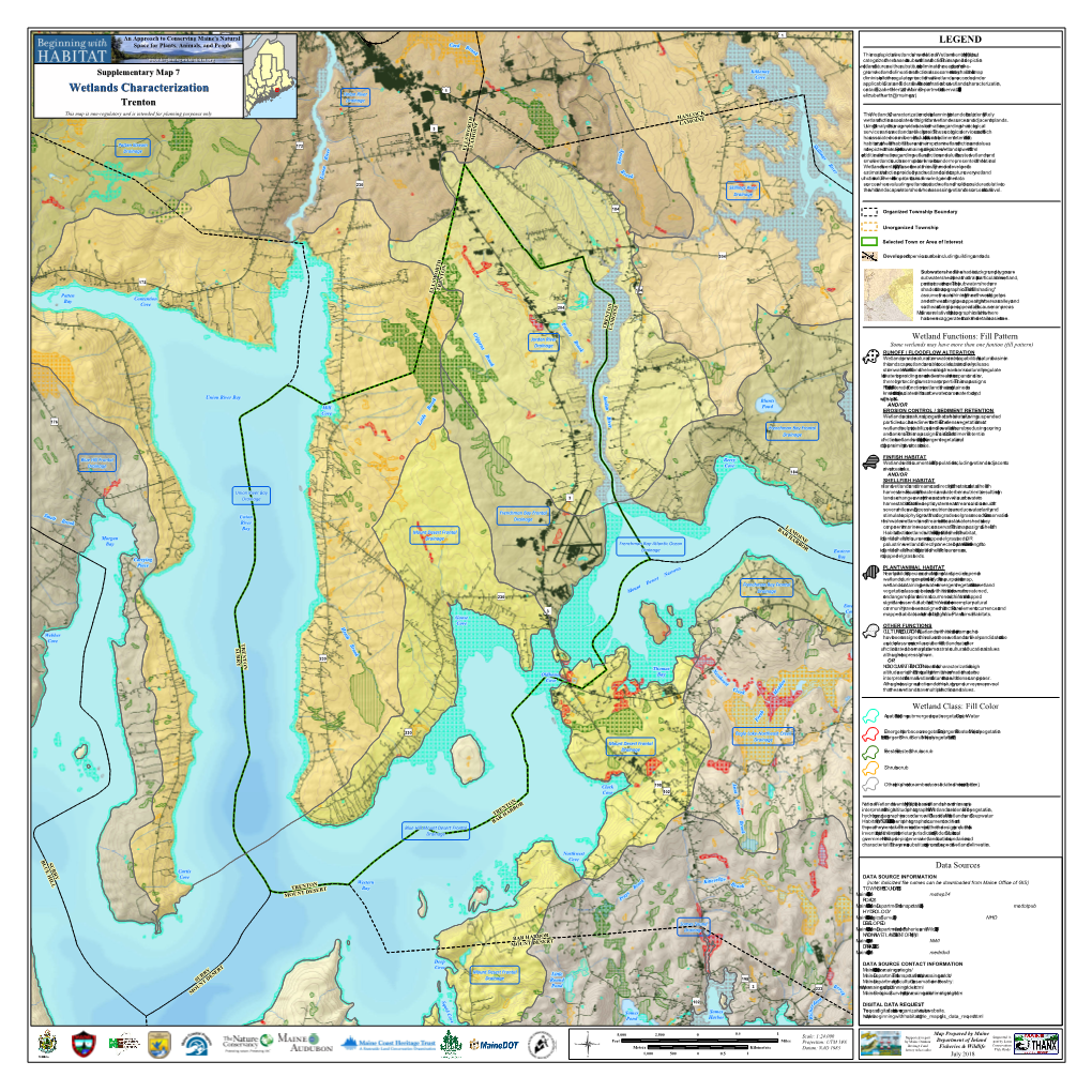 Wetlands Characterization ¤£ Wetlands Characterization Union River Elizabeth.Hertz@M a Ine.Gov)