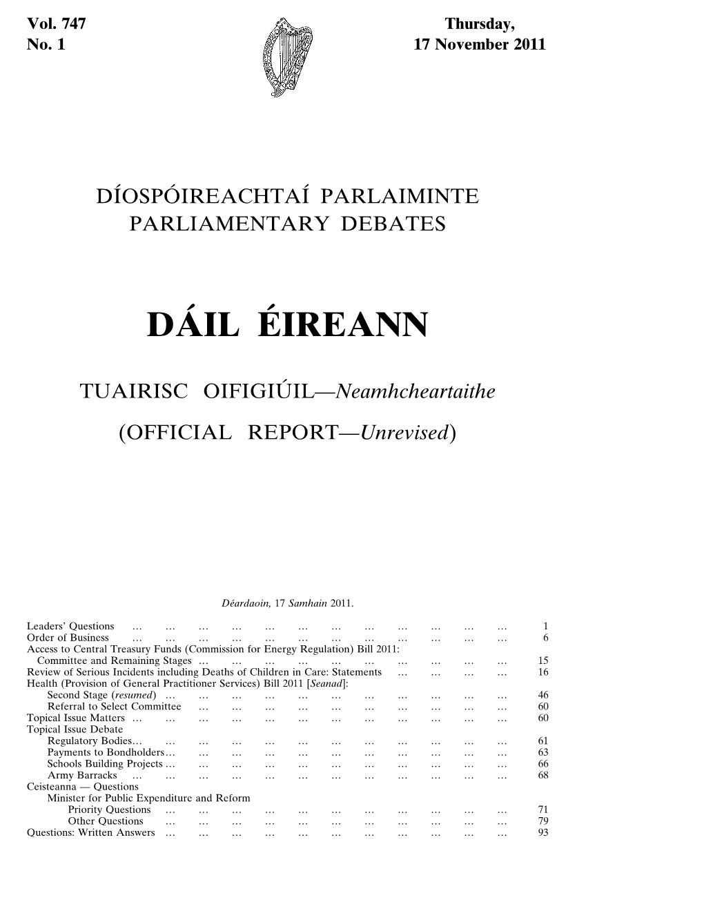 Dáil Éireann