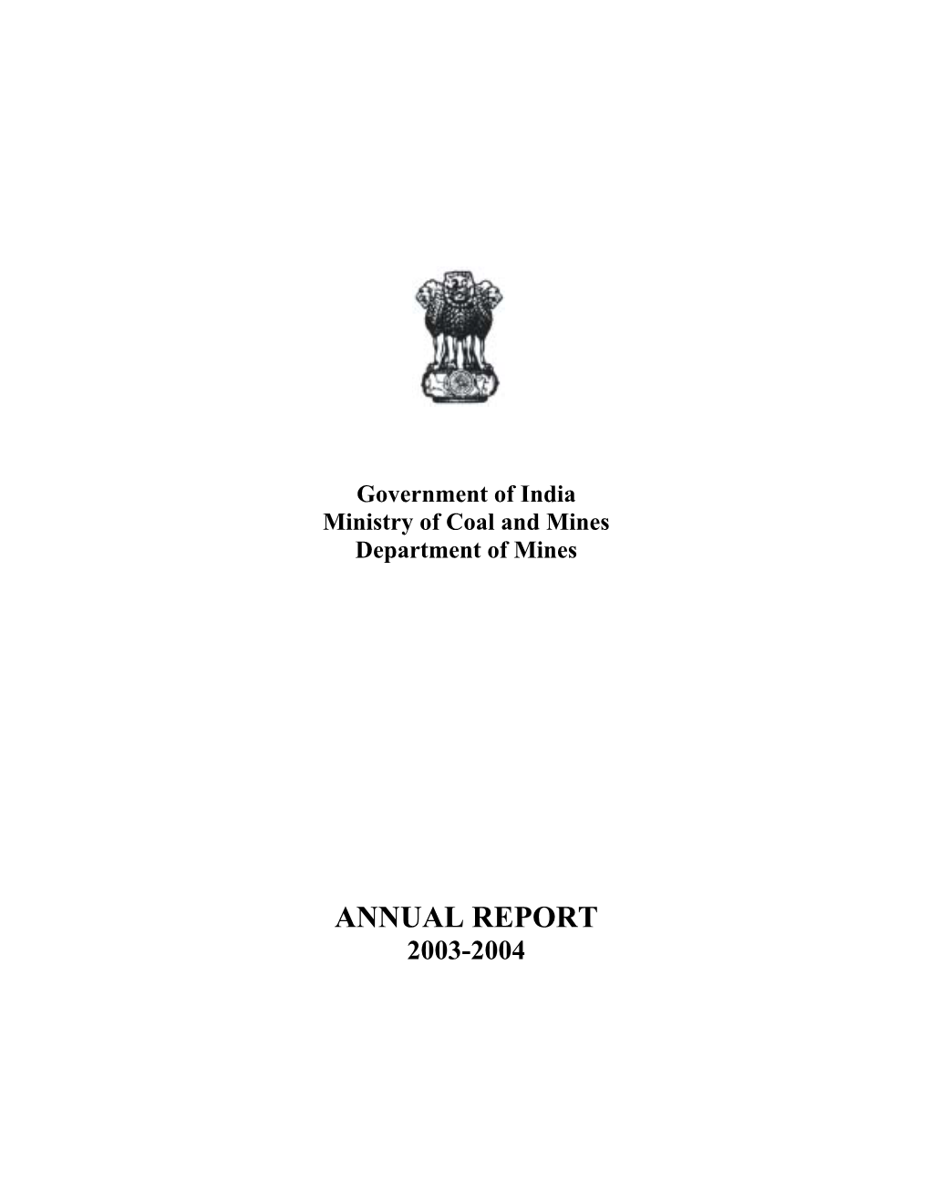 Annual Report 2003-2004