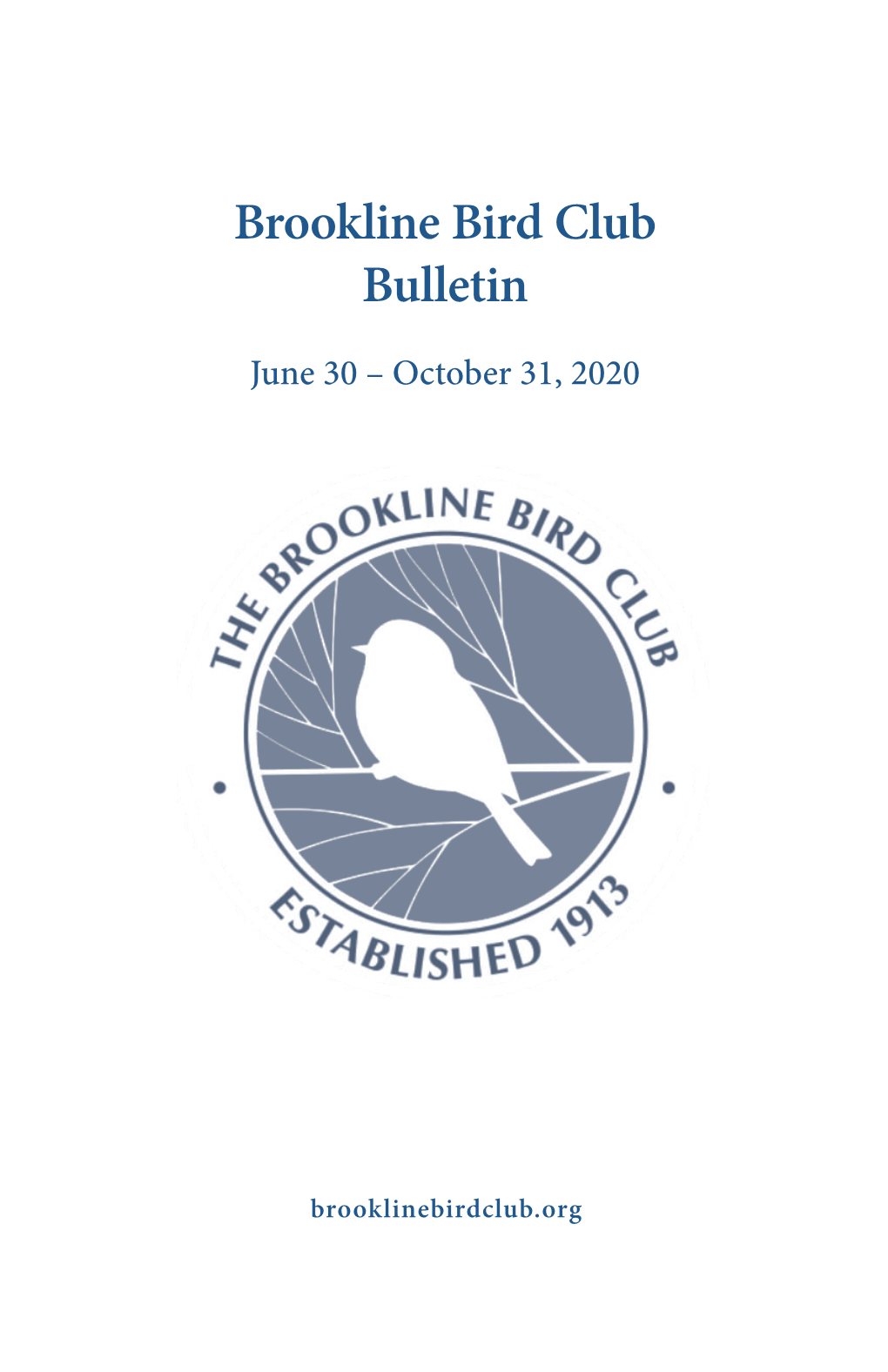 Brookline Bird Club Bulletin