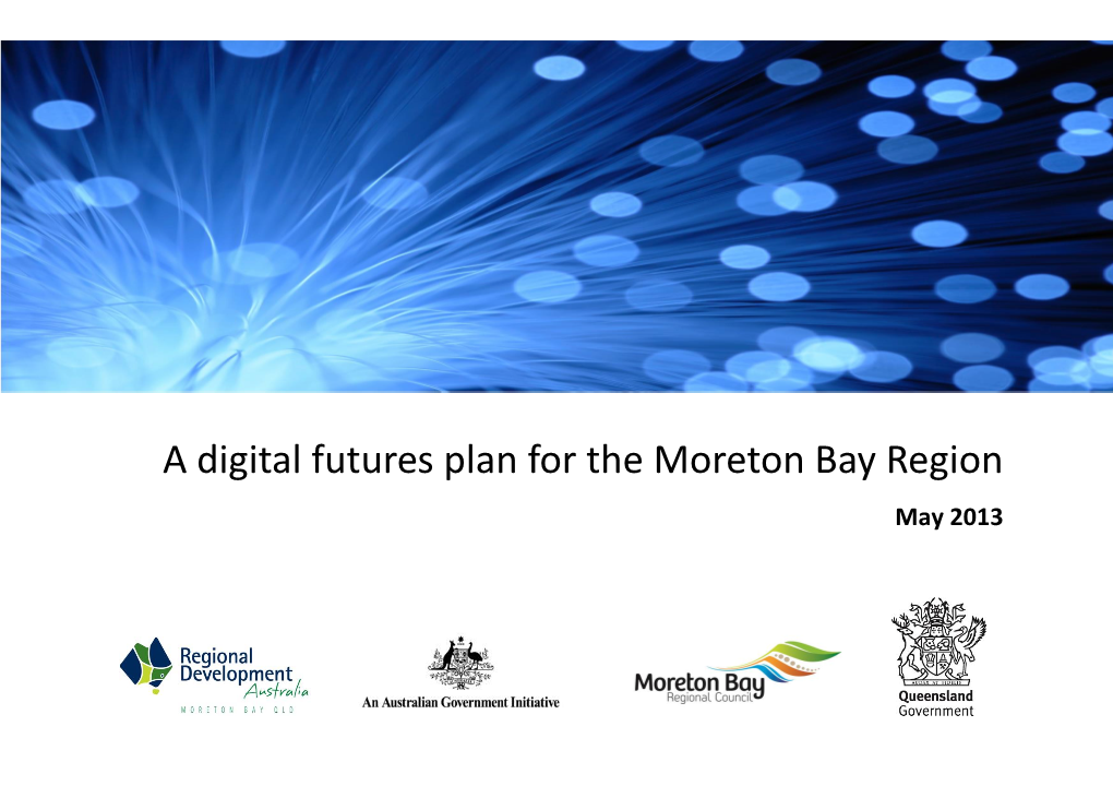 The Digital Futures Plan for the Moreton Bay Region