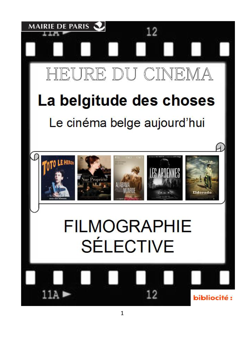 Filmographie