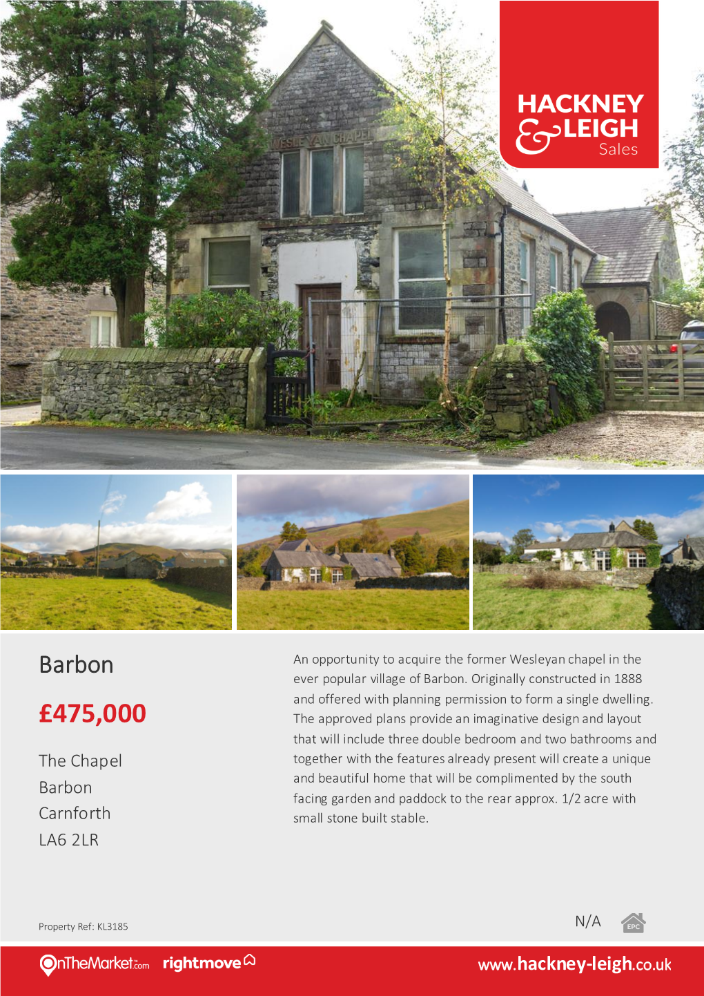 Chapel in the Ever Popular Village of Barbon