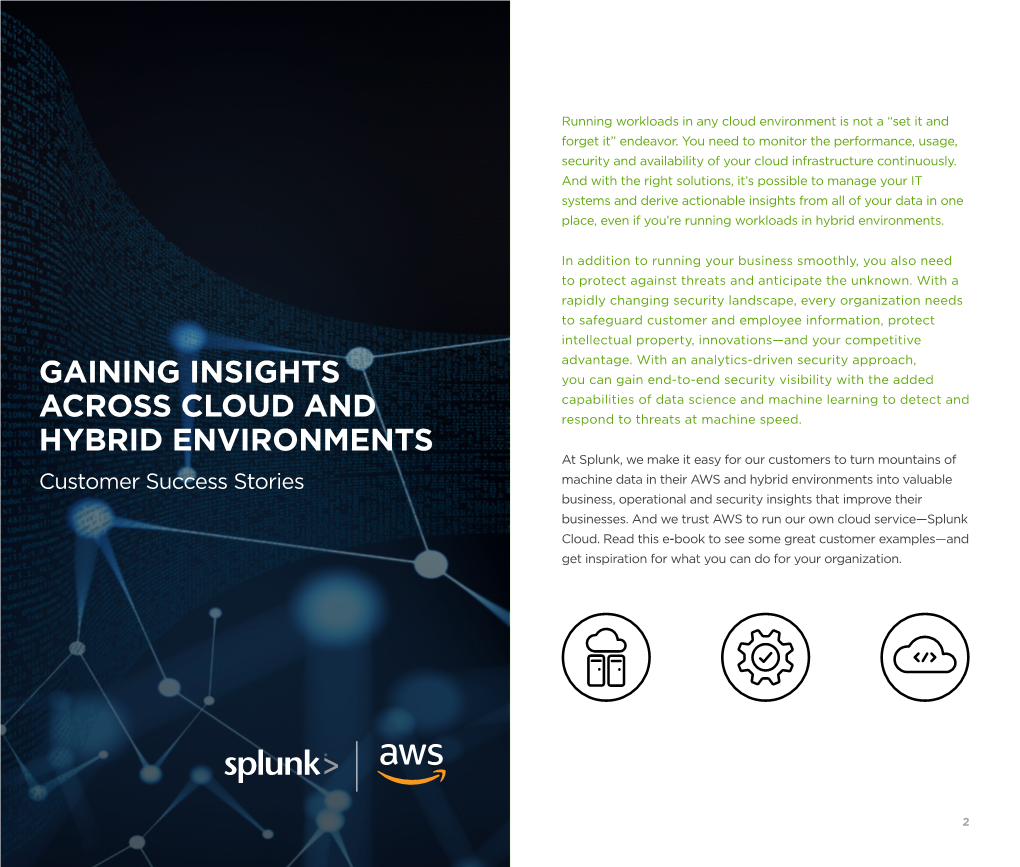 Gaining Insights Across Cloud and Hybrid Environments