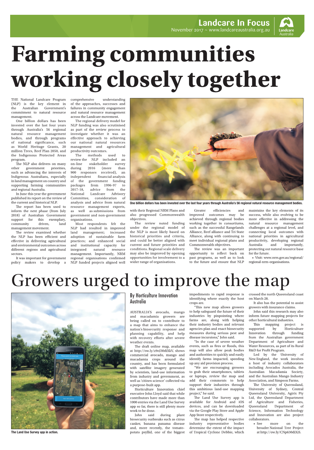 Farming Communities Working Closely Together